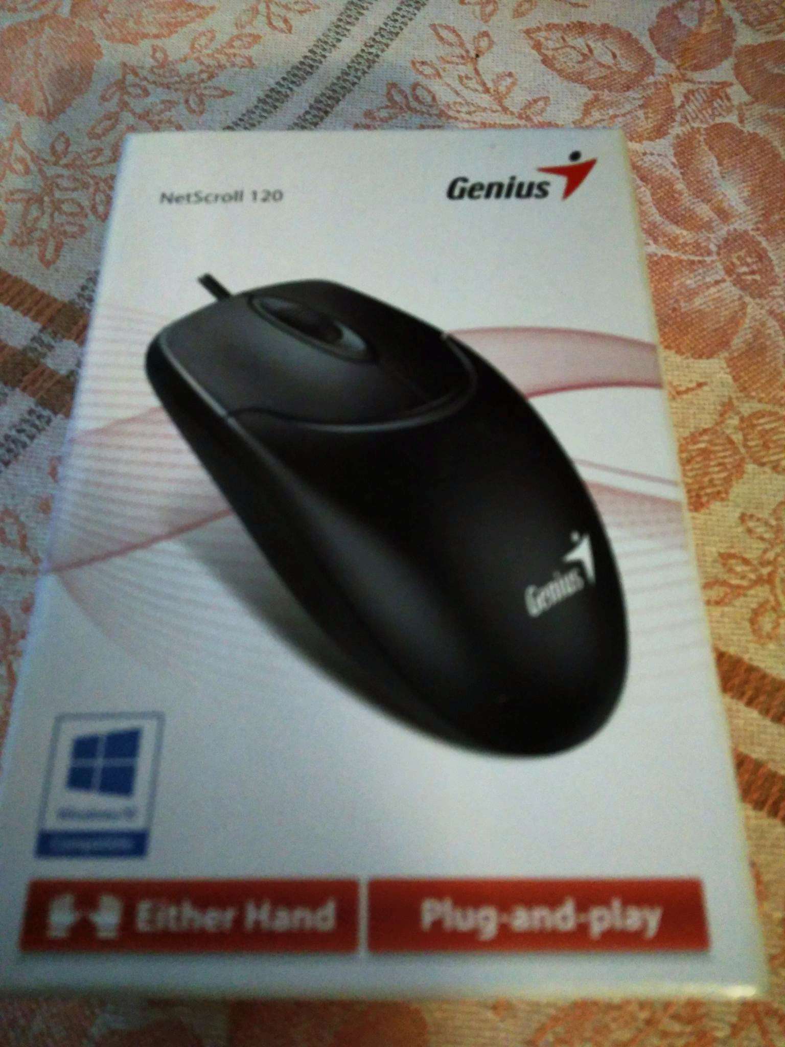 Мышь Genius NetScroll 120 V2 USB Black (31010235100) — купить в ...