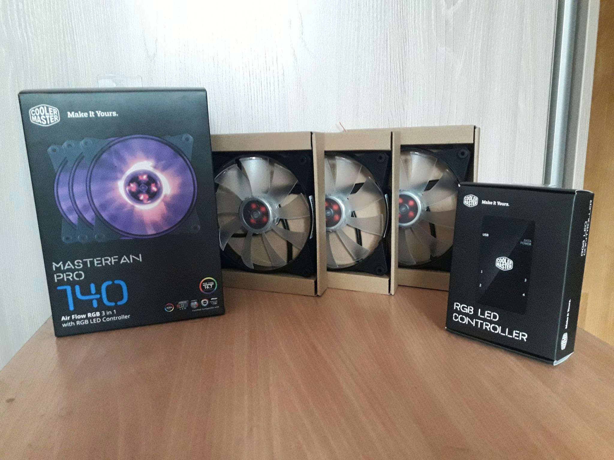 Вентилятор для корпуса Cooler Master MasterFan Pro 140 Air Flow RGB 3 ...