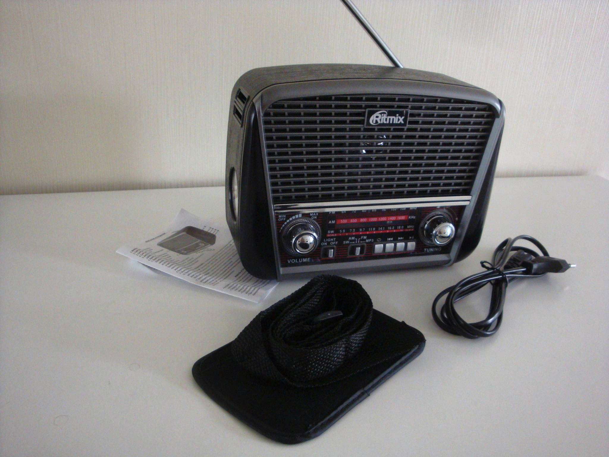 Радиоприемник RITMIX RPR-065, серый — купить в интернет-магазине ОНЛАЙН ...