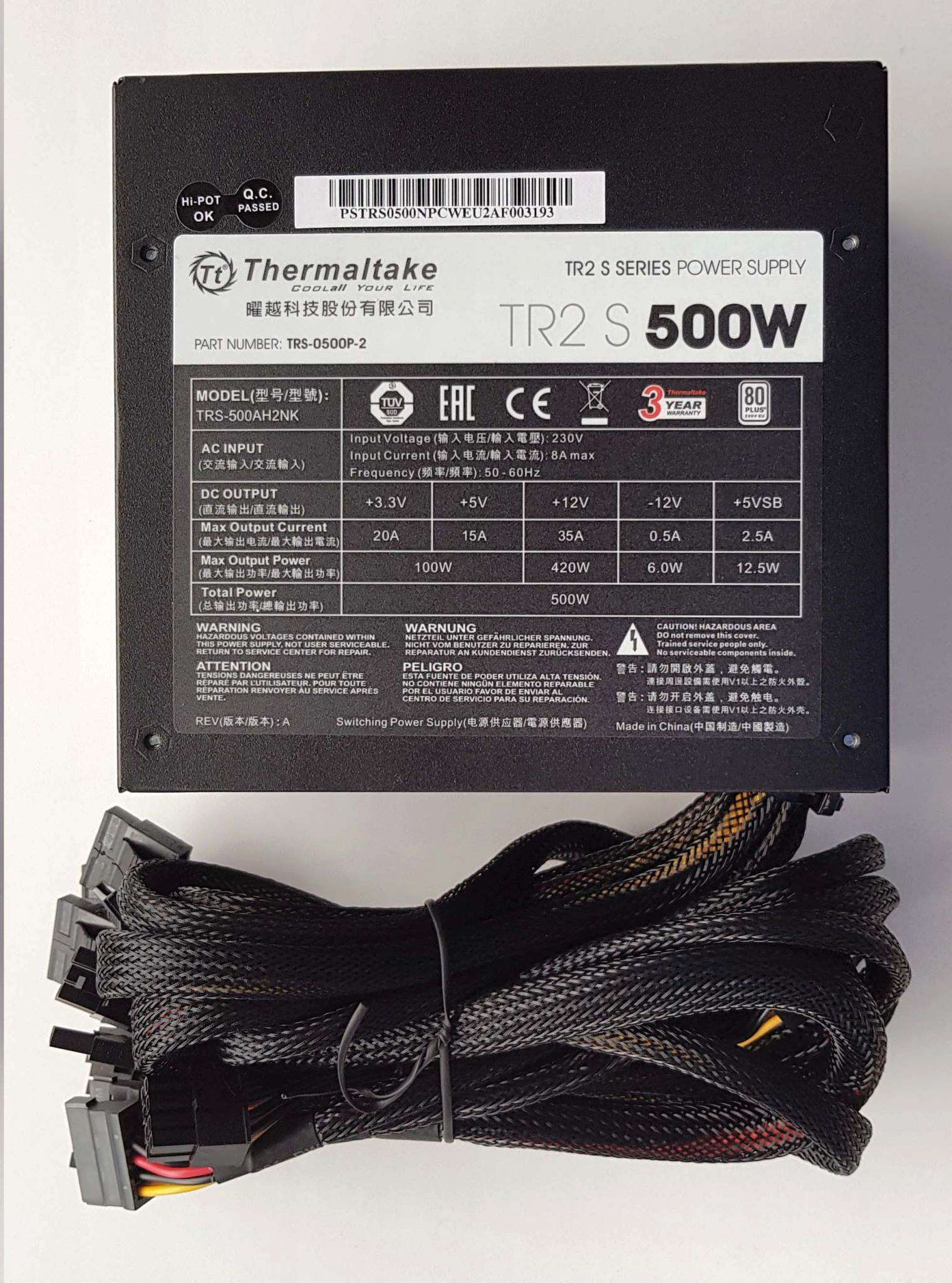 Схема thermaltake tr2 500w