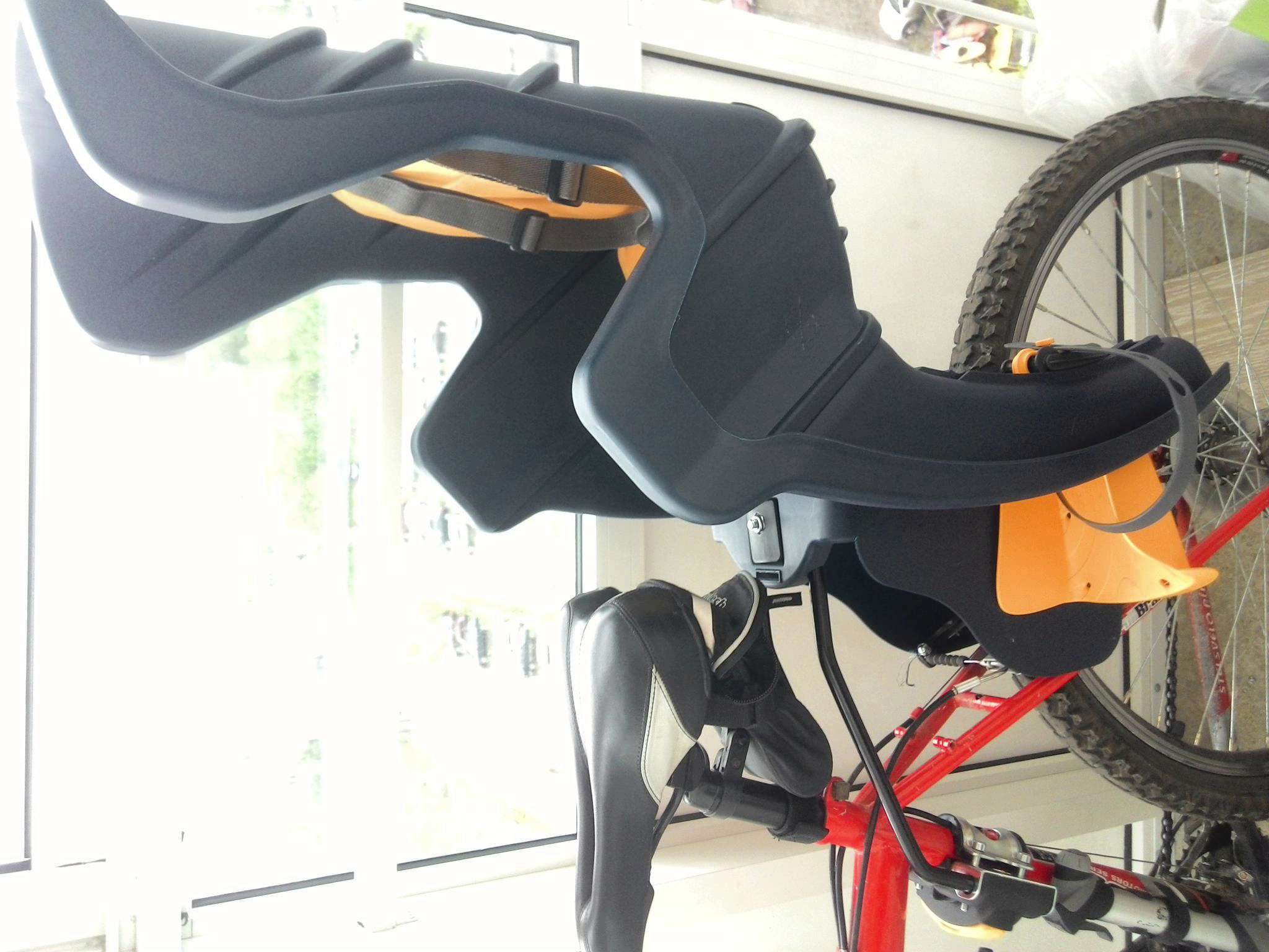 Кресло для велосипеда детское на подседельную трубу