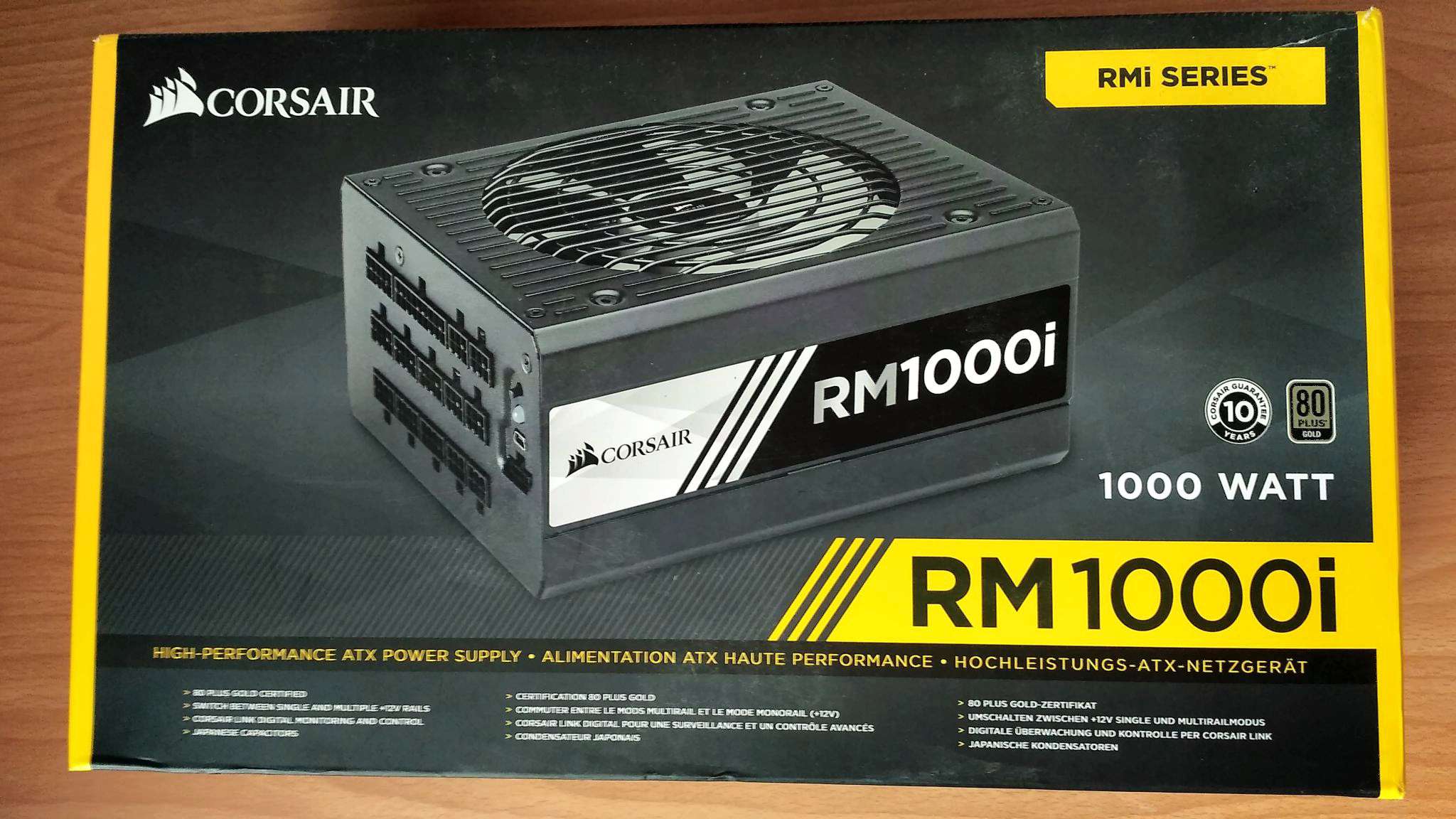 Блок питания CORSAIR RM1000i CP-9020084-EU 1000W ATX Gold — купить в ...