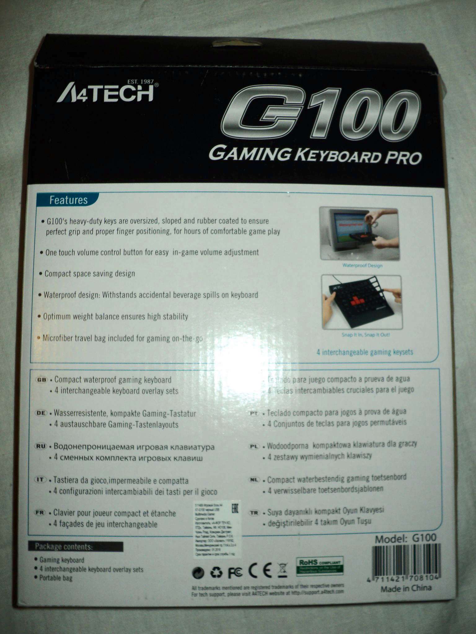 Кейпад A4TECH X7-G100 USB (Black) — купить в интернет-магазине ОНЛАЙН ...
