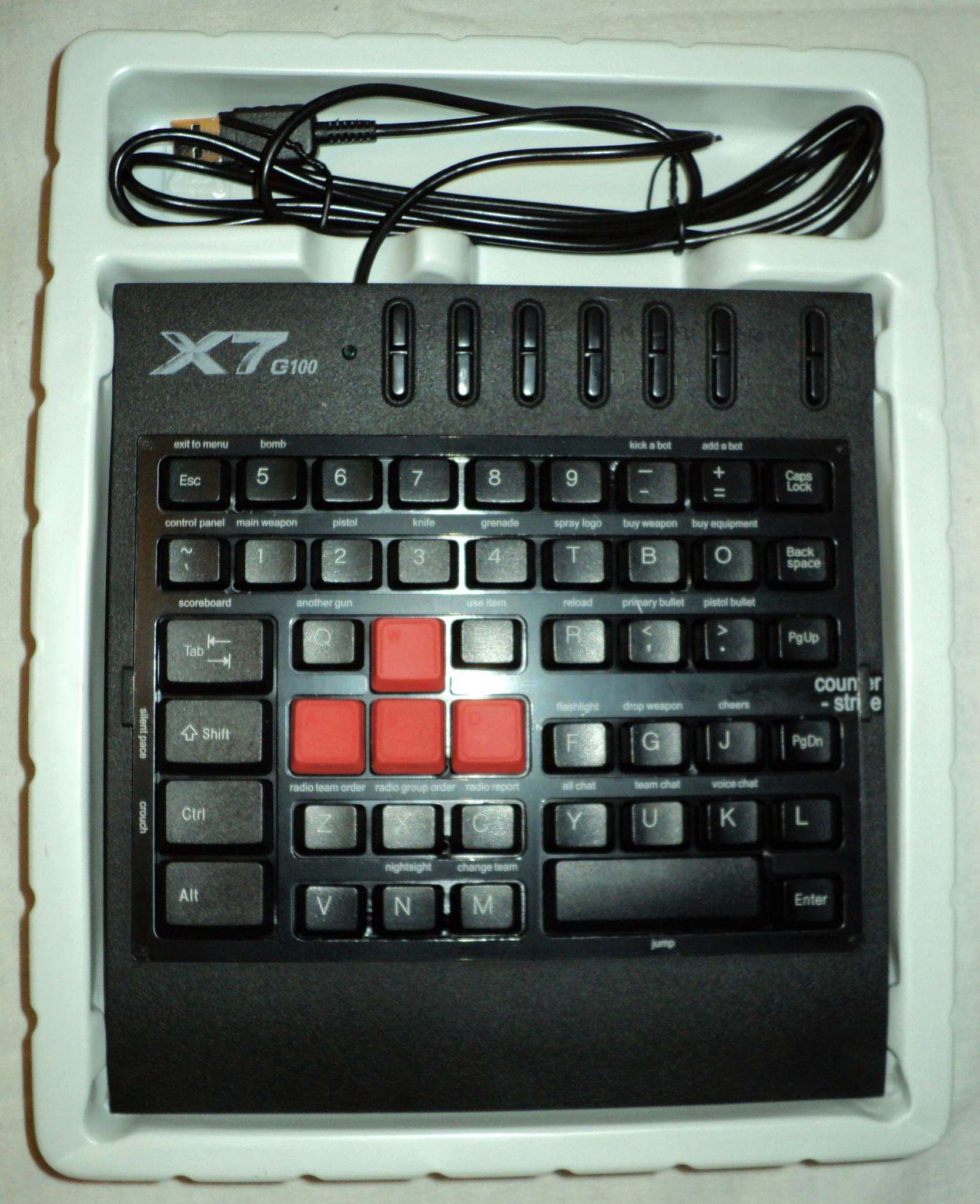 Кейпад A4TECH X7-G100 USB (Black) — купить в интернет-магазине ОНЛАЙН ...