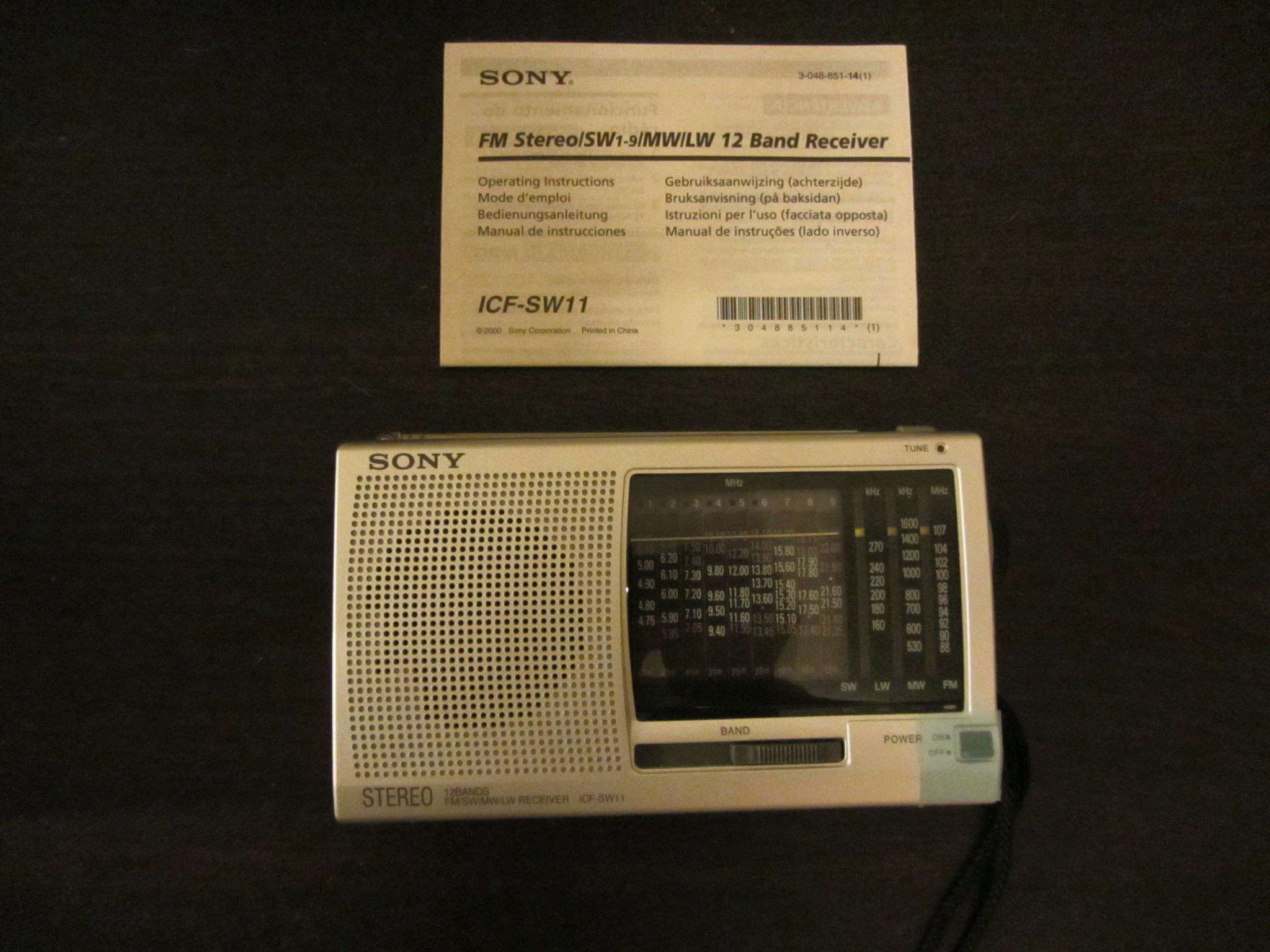 Схема sony icf sw11