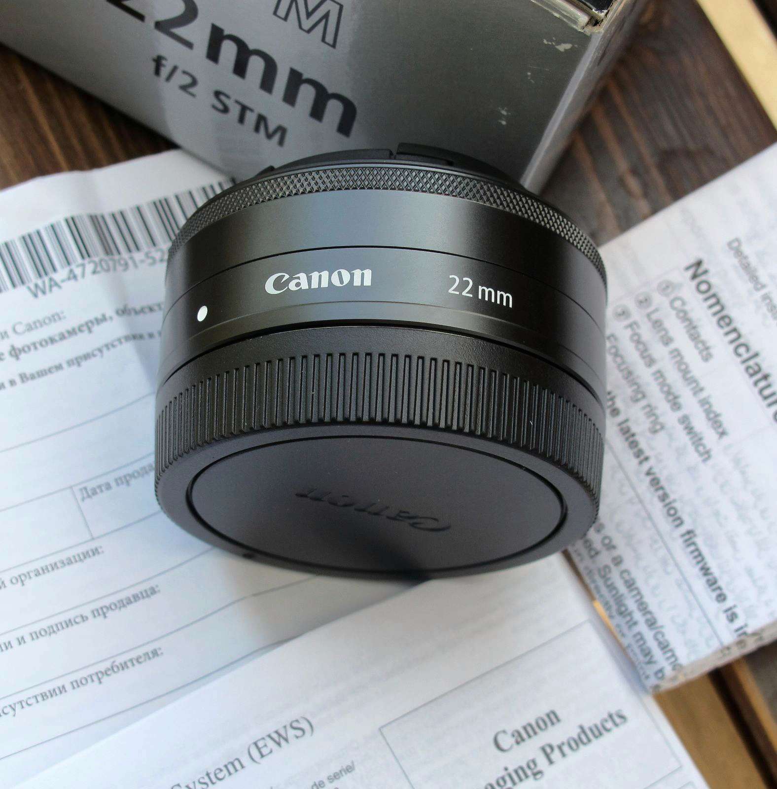Объектив Canon EF-M 22mm f/2 STM — купить в интернет-магазине ОНЛАЙН ...