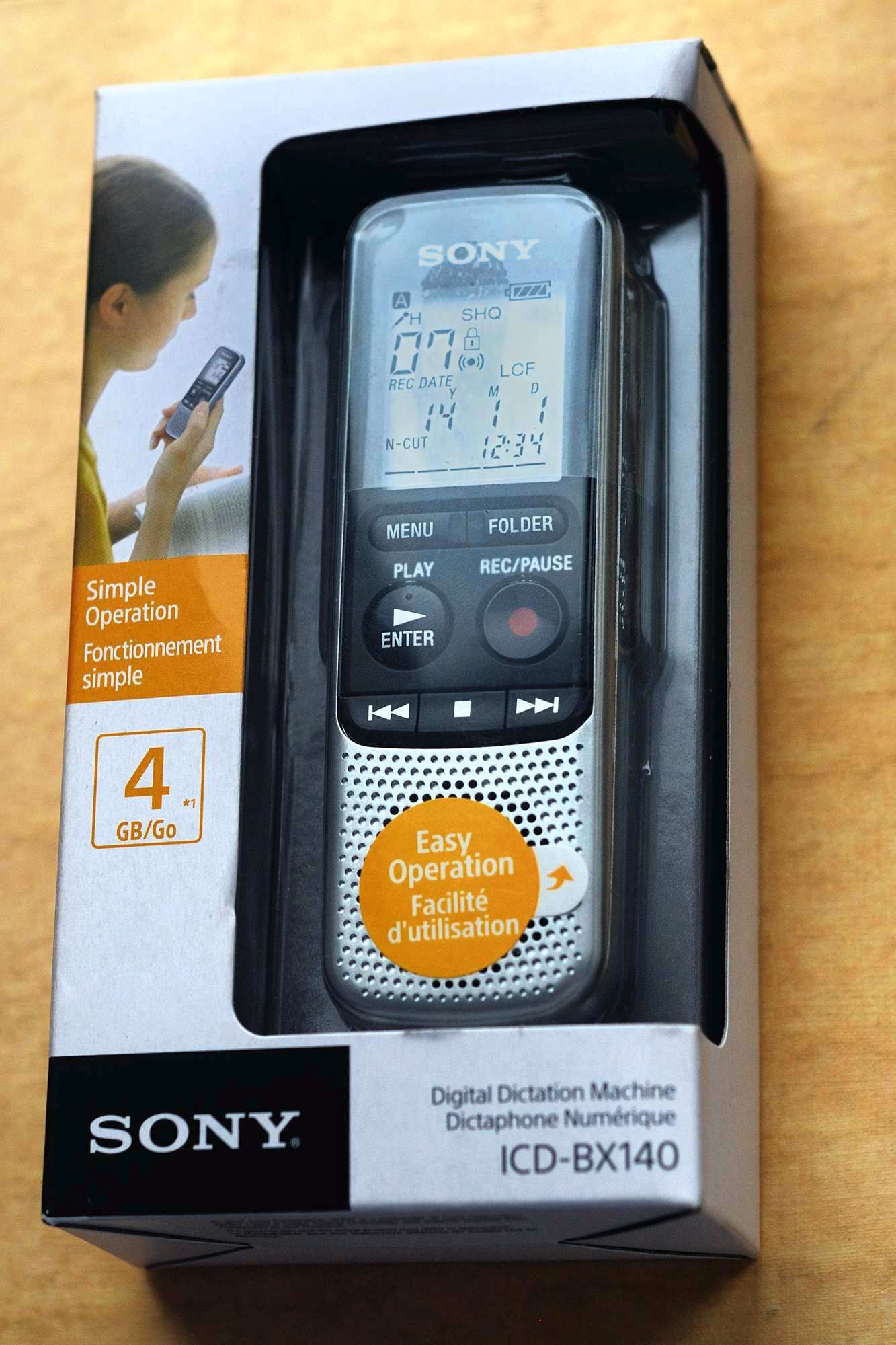 Цифровой диктофон Sony ICD-BX140 ICDBX140.CE7 — купить в интернет ...