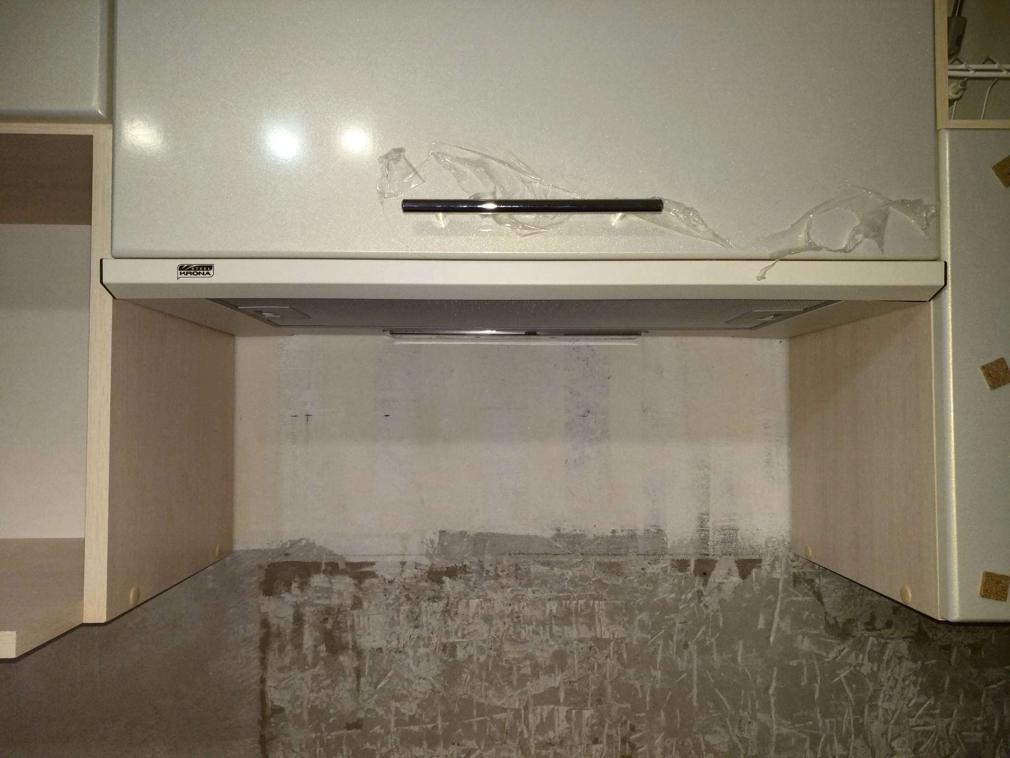 установка вытяжки в шкаф без воздуховода