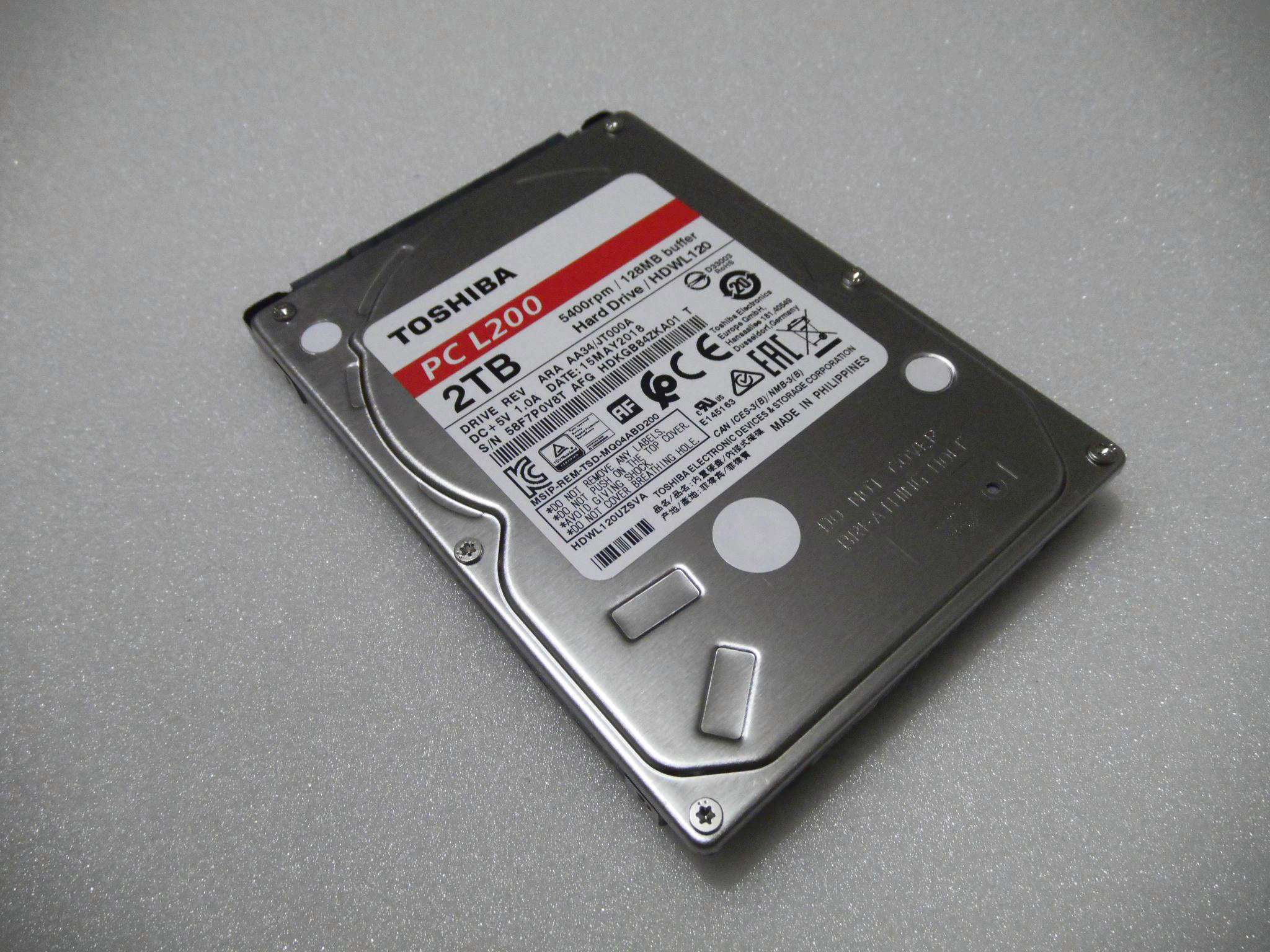 Жесткий диск TOSHIBA L200 2.5 2Tb SATA III, 128 Mb, 5400 rpm ...