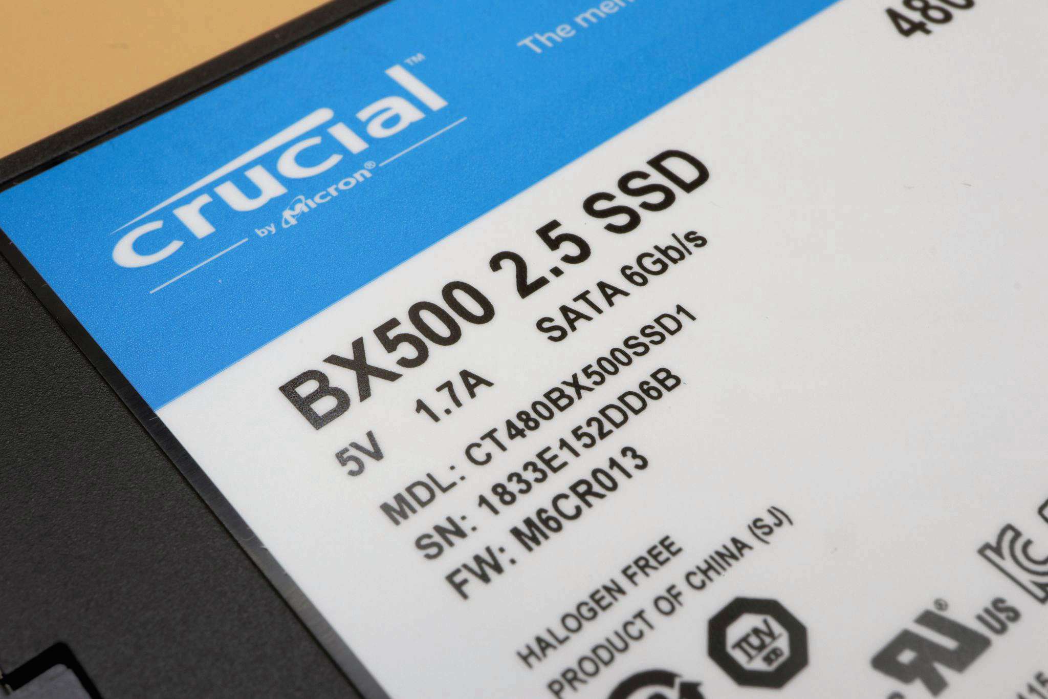 SSD диск Crucial 2.5 BX500 480 Gb SATA III 3D NAND (CT480BX500SSD1 ...