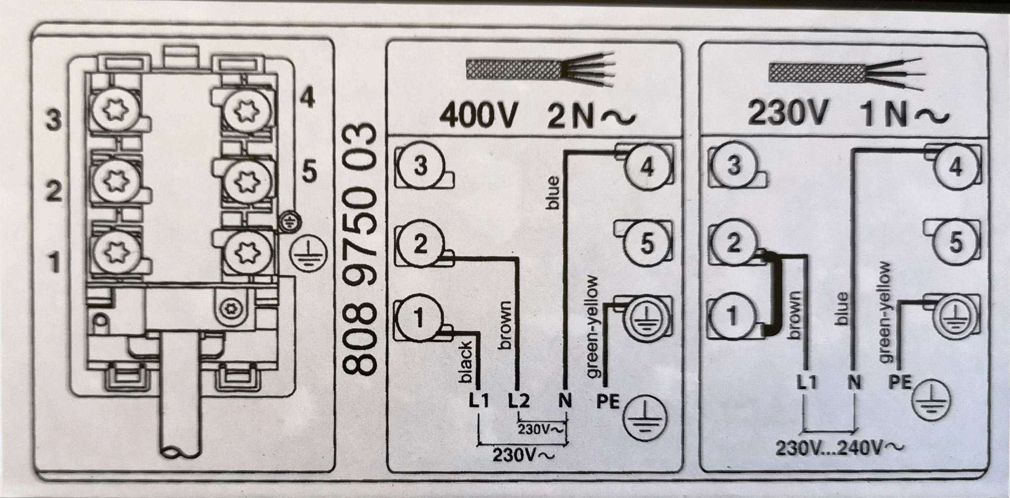 Схема подключения варочной панели electrolux