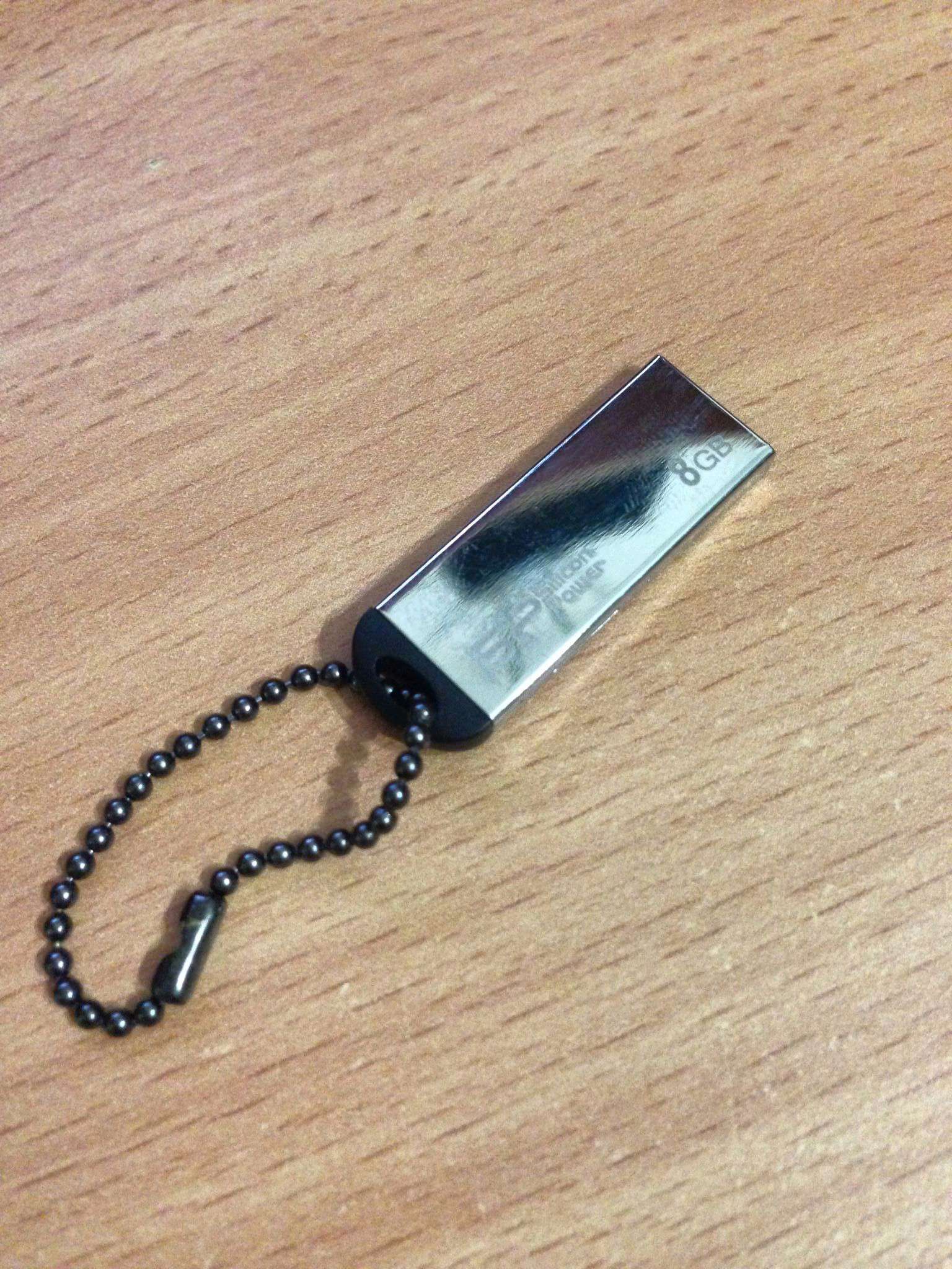 USB флешка Silicon Power Touch 830 8Gb silver USB 2.0 — купить в ...