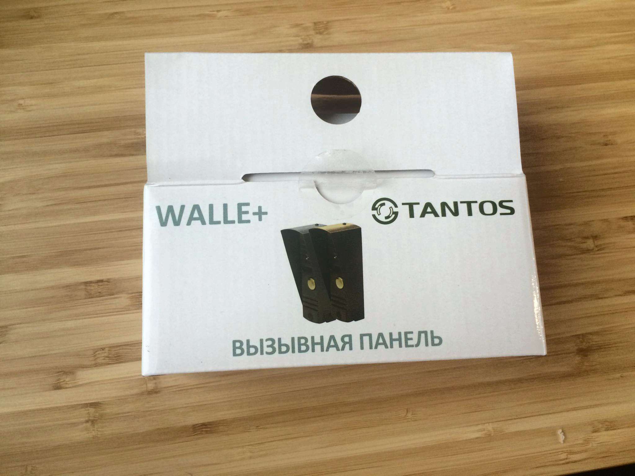 Вызывная панель TANTOS WALLE+ асфальт (00-00096750) — купить в интернет ...