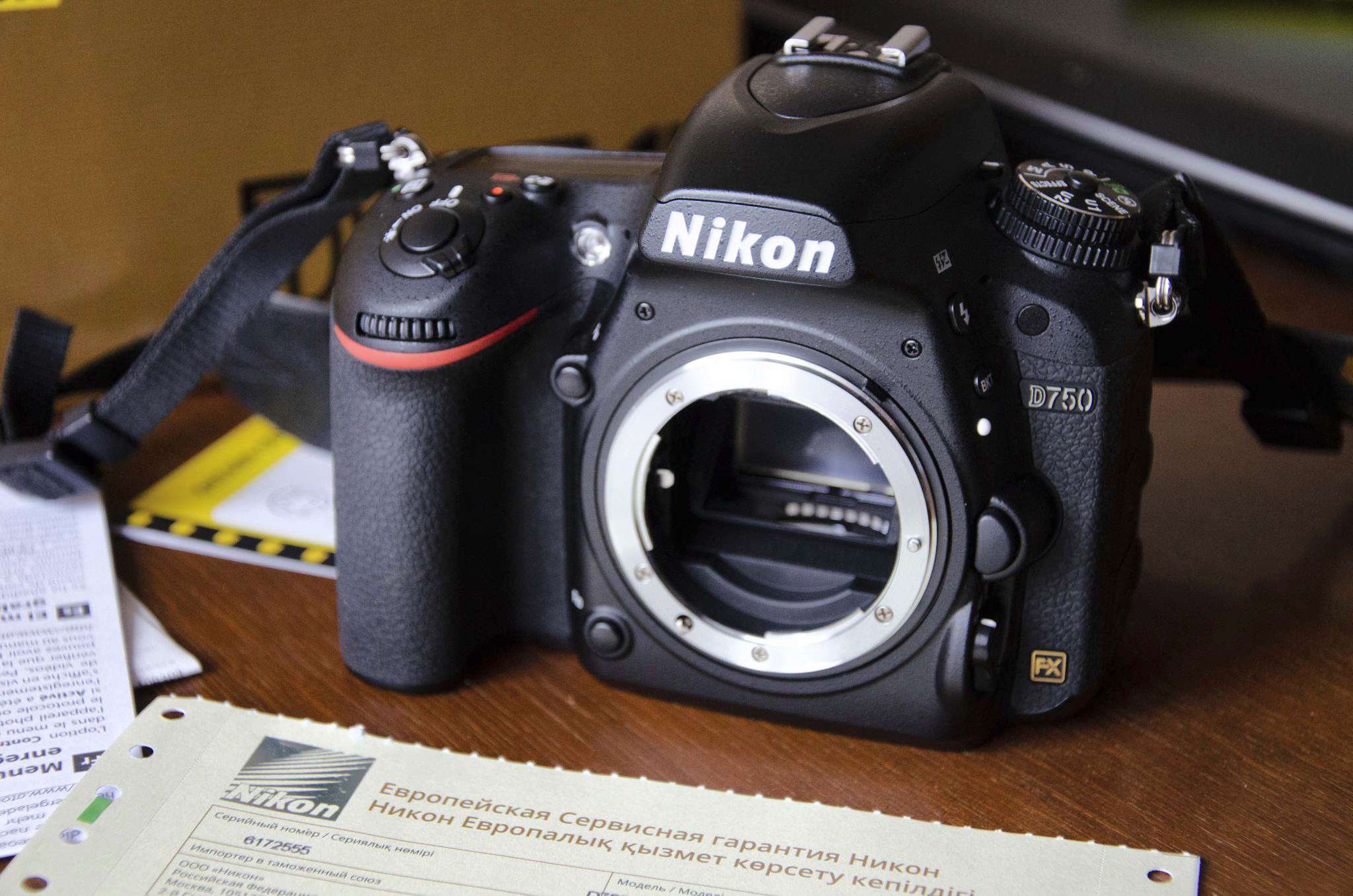 Nikon d750 body