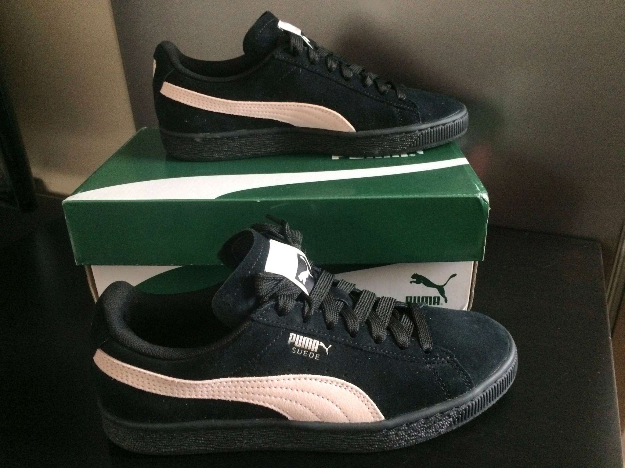 Кроссовки PUMA 35546266 Suede Classic женские, цвет черный, размер 37 —  купить в интернет-магазине ОНЛАЙН ТРЕЙД.РУ