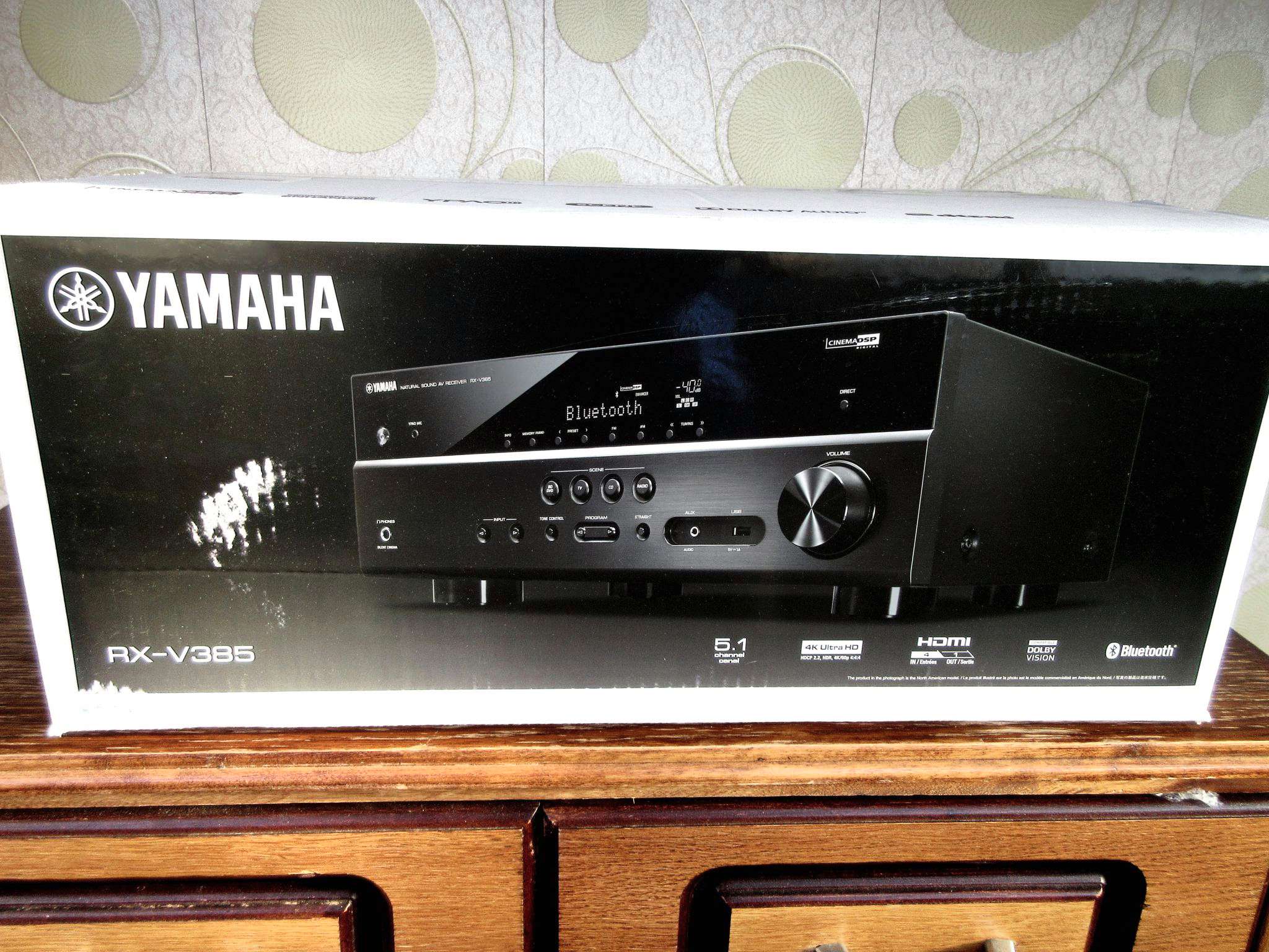 Ресивер AV Yamaha RX-V385, черный ARXV385BLF — купить в интернет ...