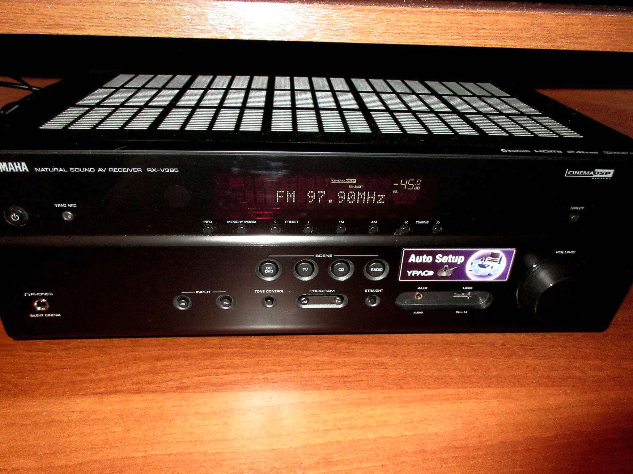 Ресивер AV Yamaha RX-V385, черный ARXV385BLF — купить в интернет ...