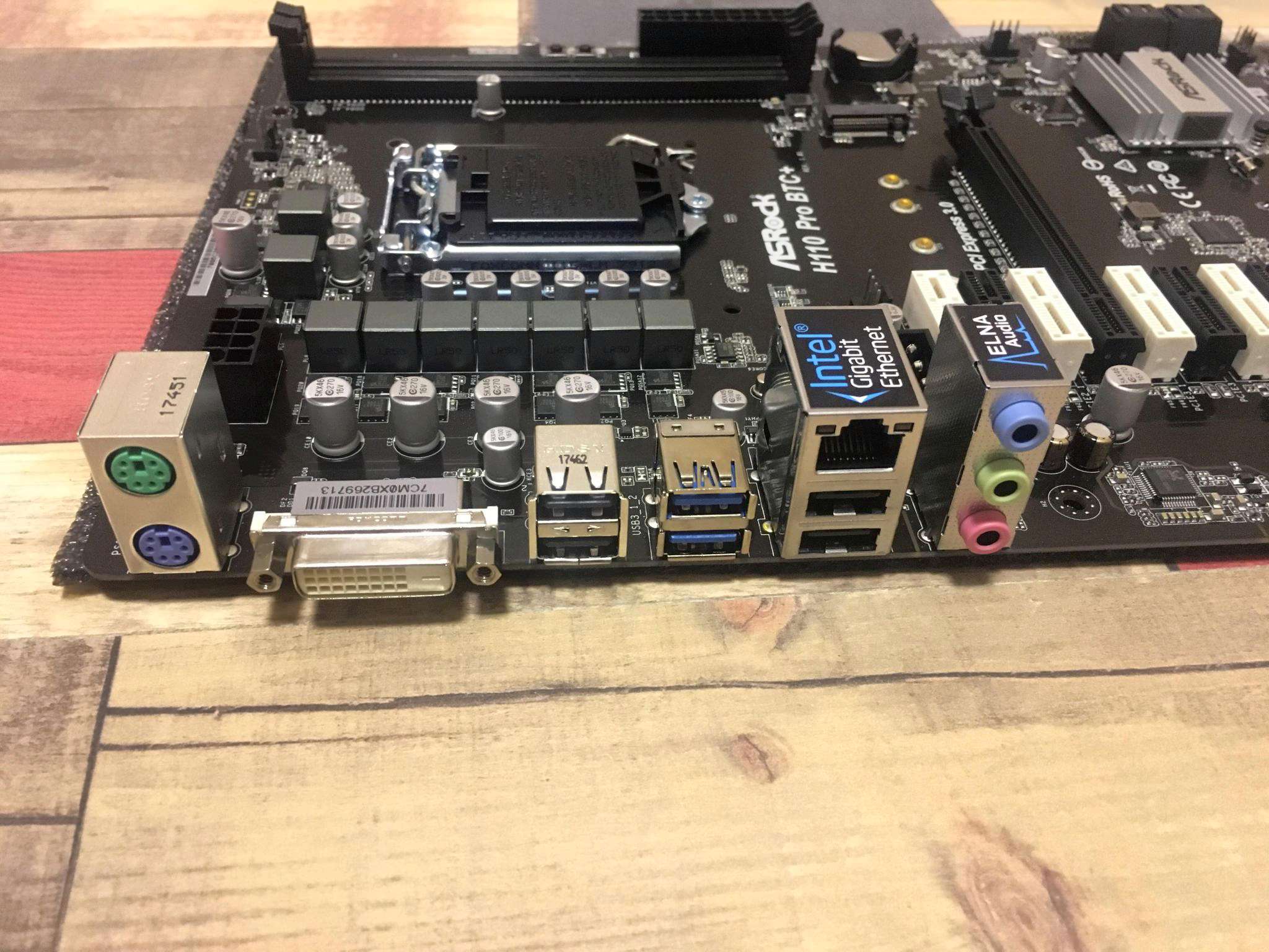 Материнская плата ASRock H110 Pro BTC+ (LGA1151, ATX) .