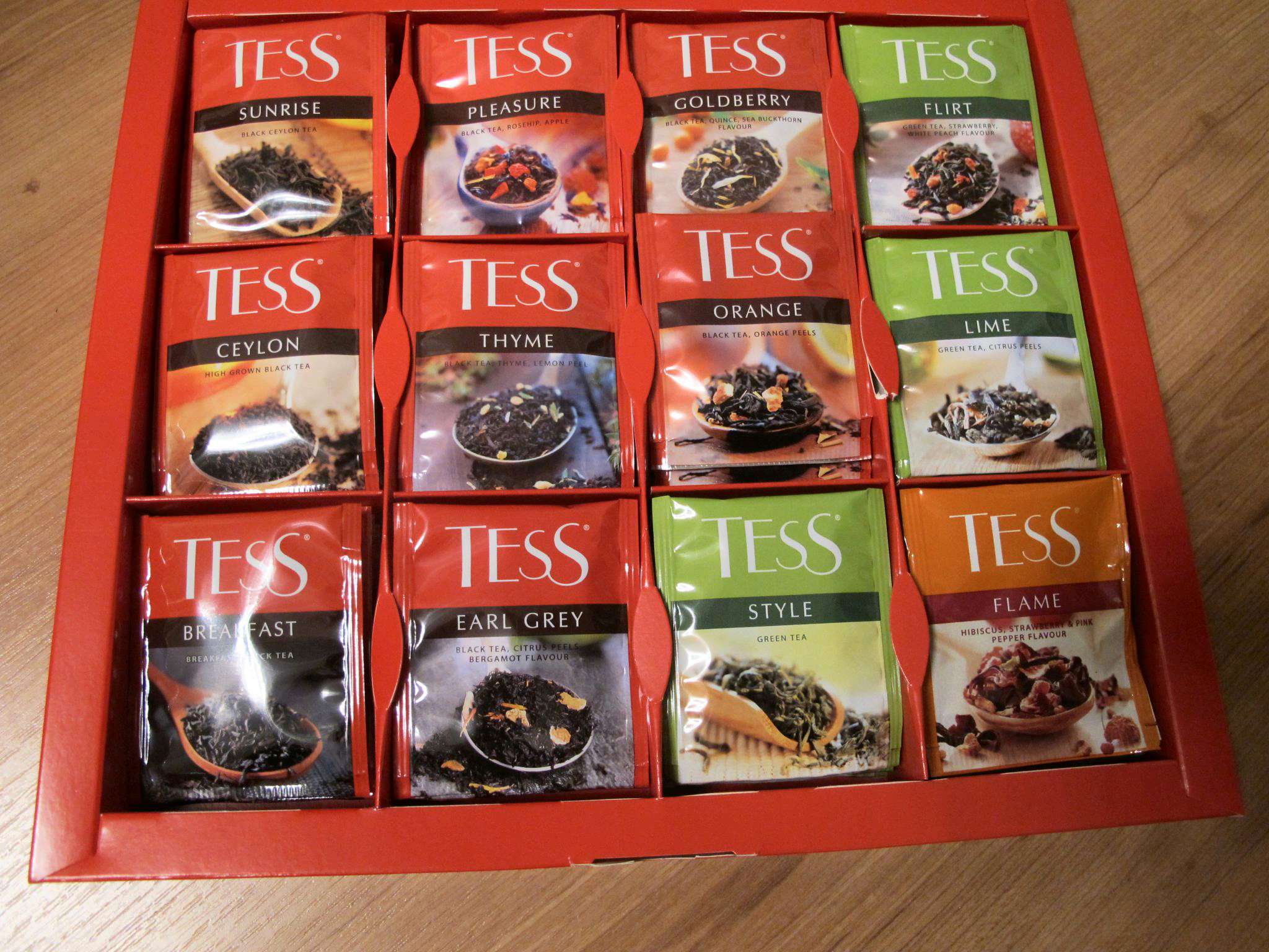 Набор чая Tess 12 видов 60 пакетиков