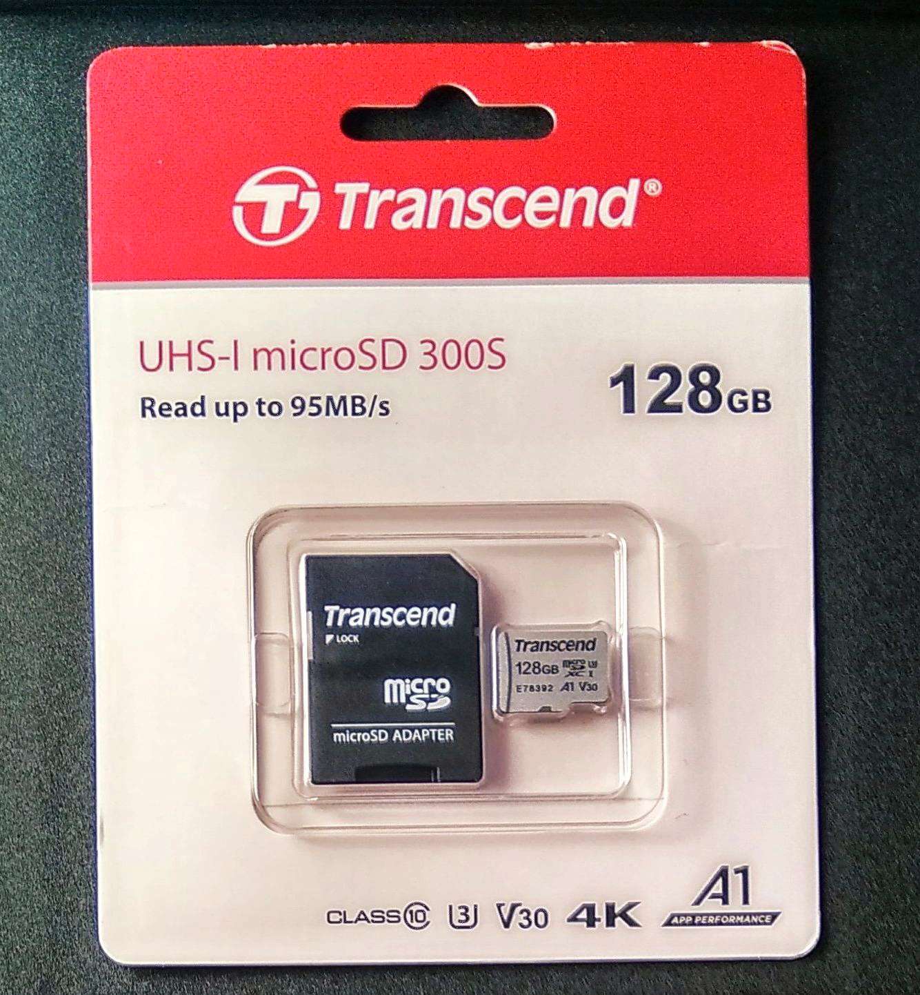 超熱 microSDカード 128GB transcend