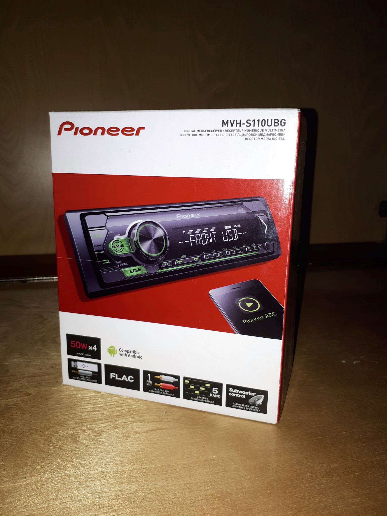 pioneer mvh s100ubg инструкция