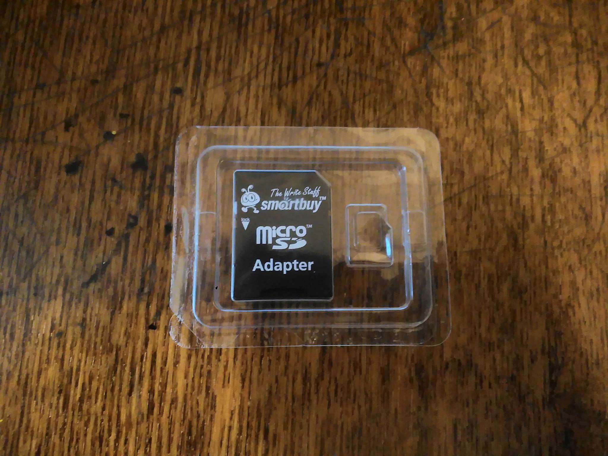 Карта памяти micro sdxc 256gb smartbuy class 10 uhs i adp