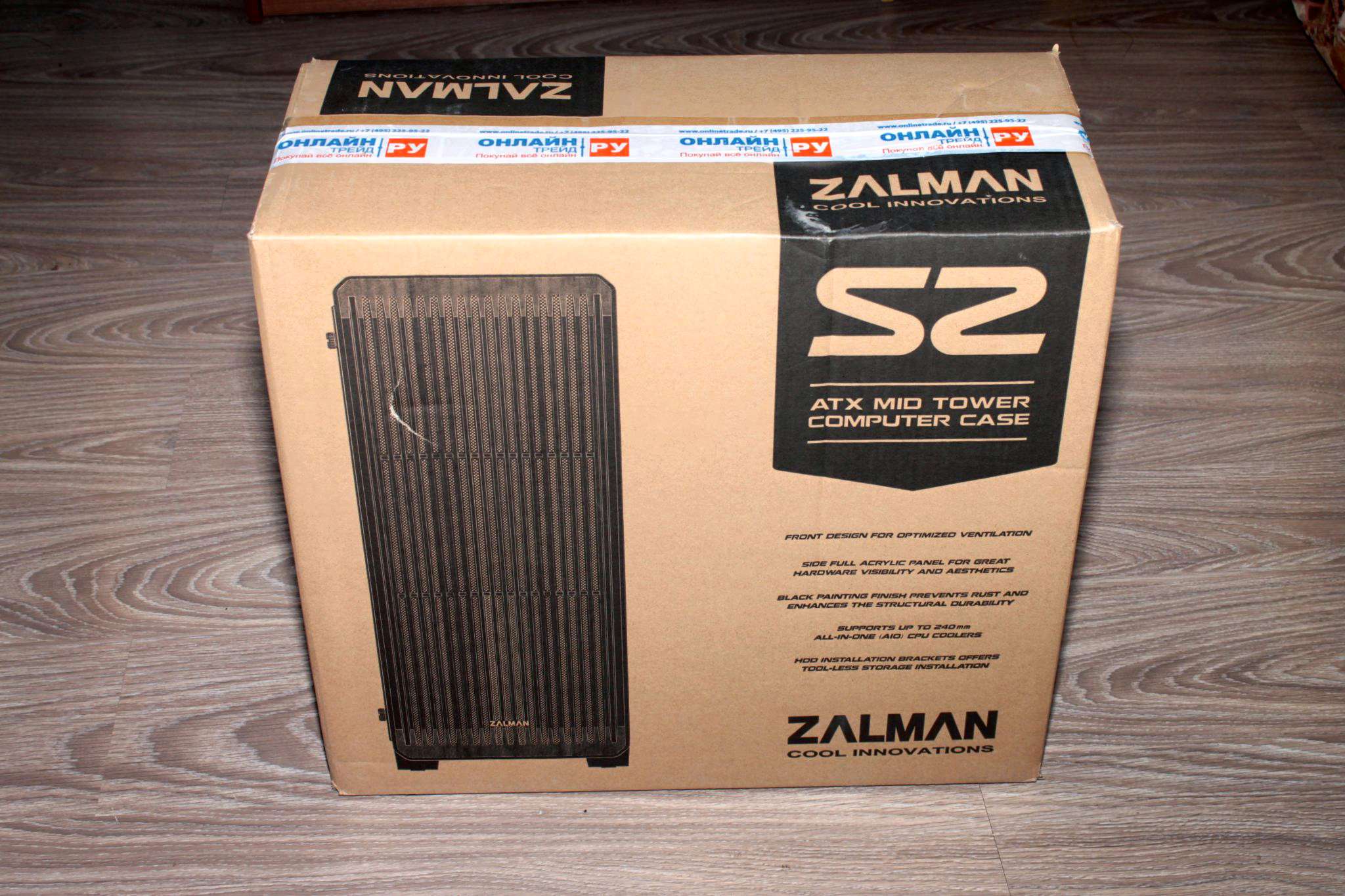 Zalman S2 Боковое Стекло Купить