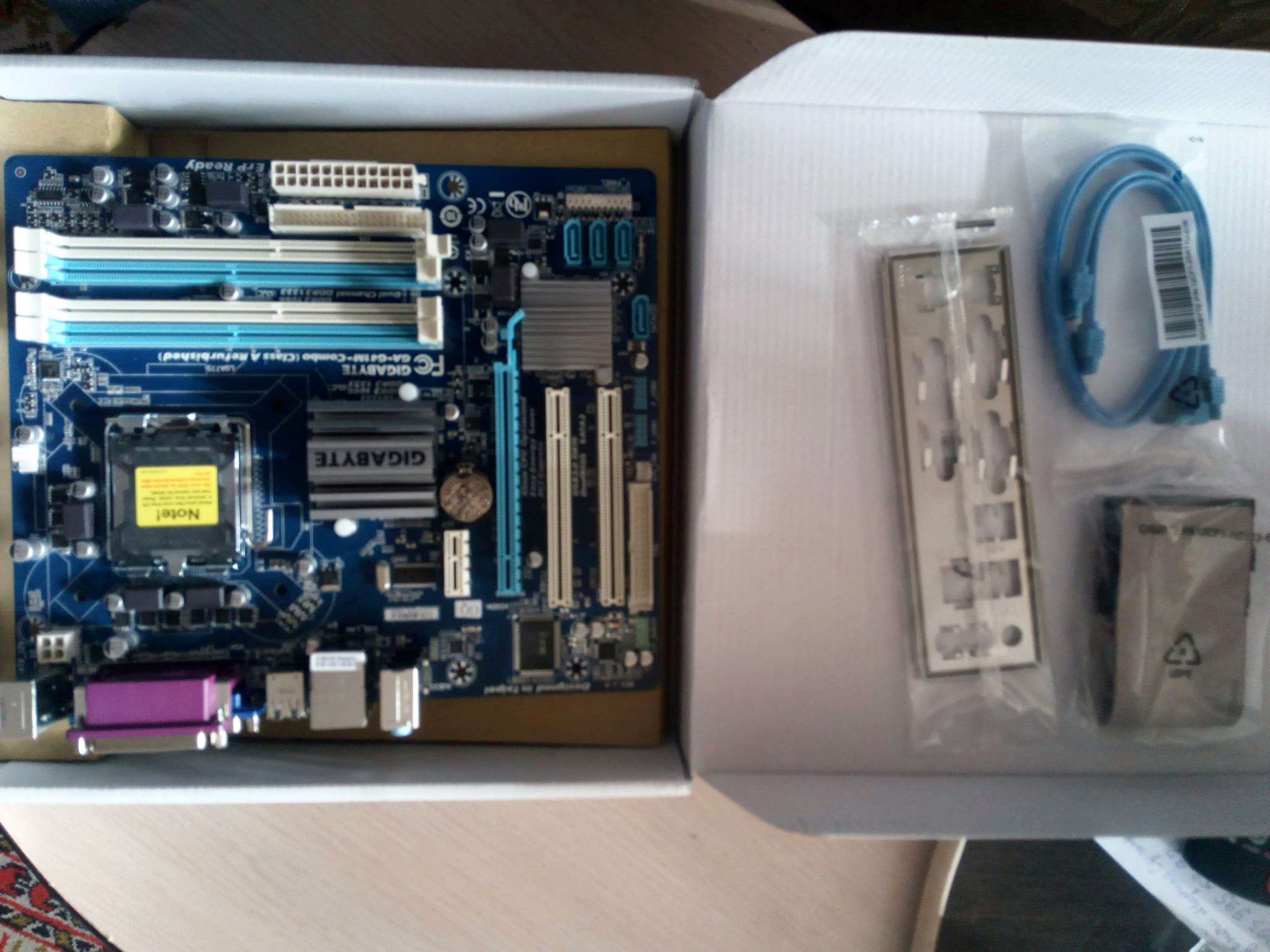 Материнская плата GIGABYTE GA-G41M-COMBO (LGA775, microATX) — купить в ...