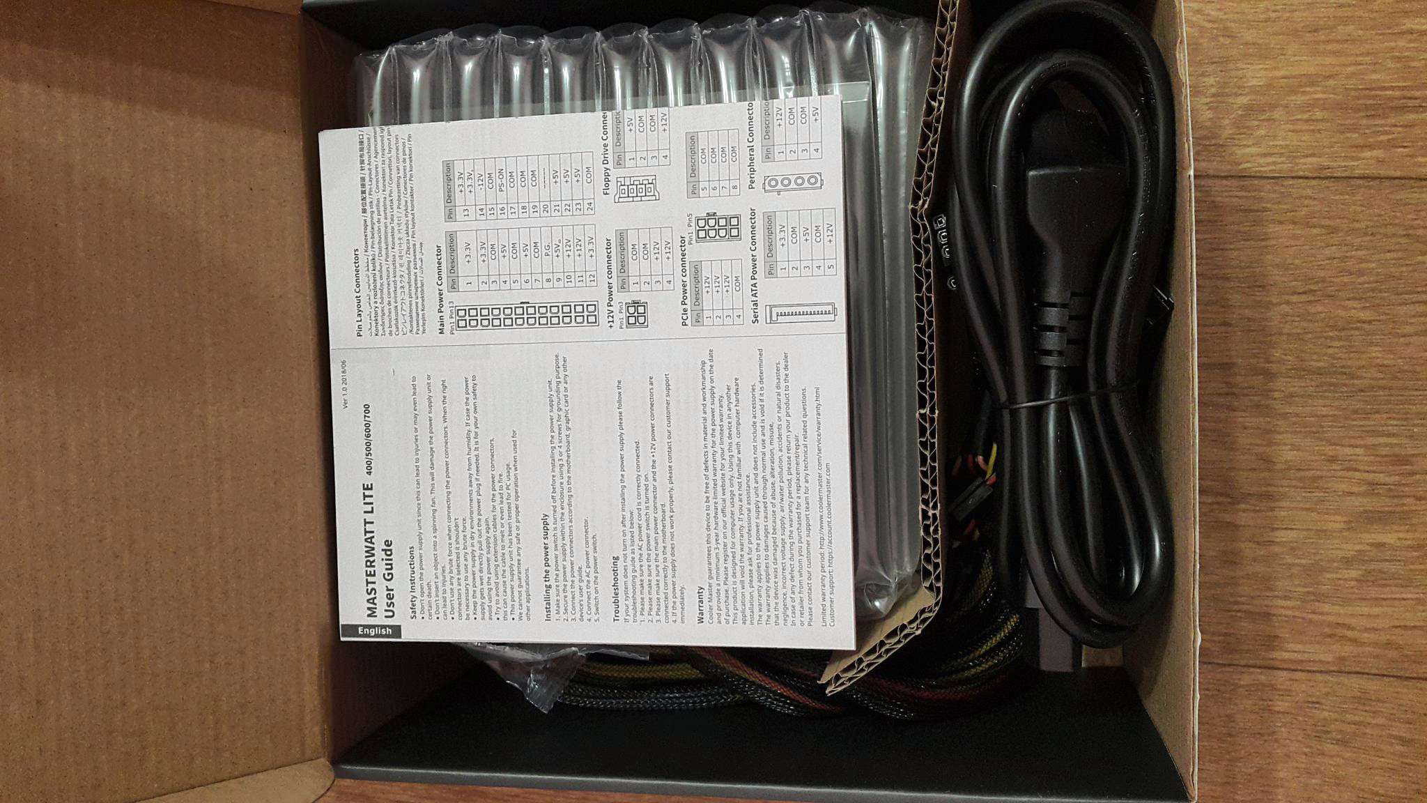 Блок питания Cooler Master 700W MasterWatt Lite 700 (MPX-7001-ACABW-ES ...