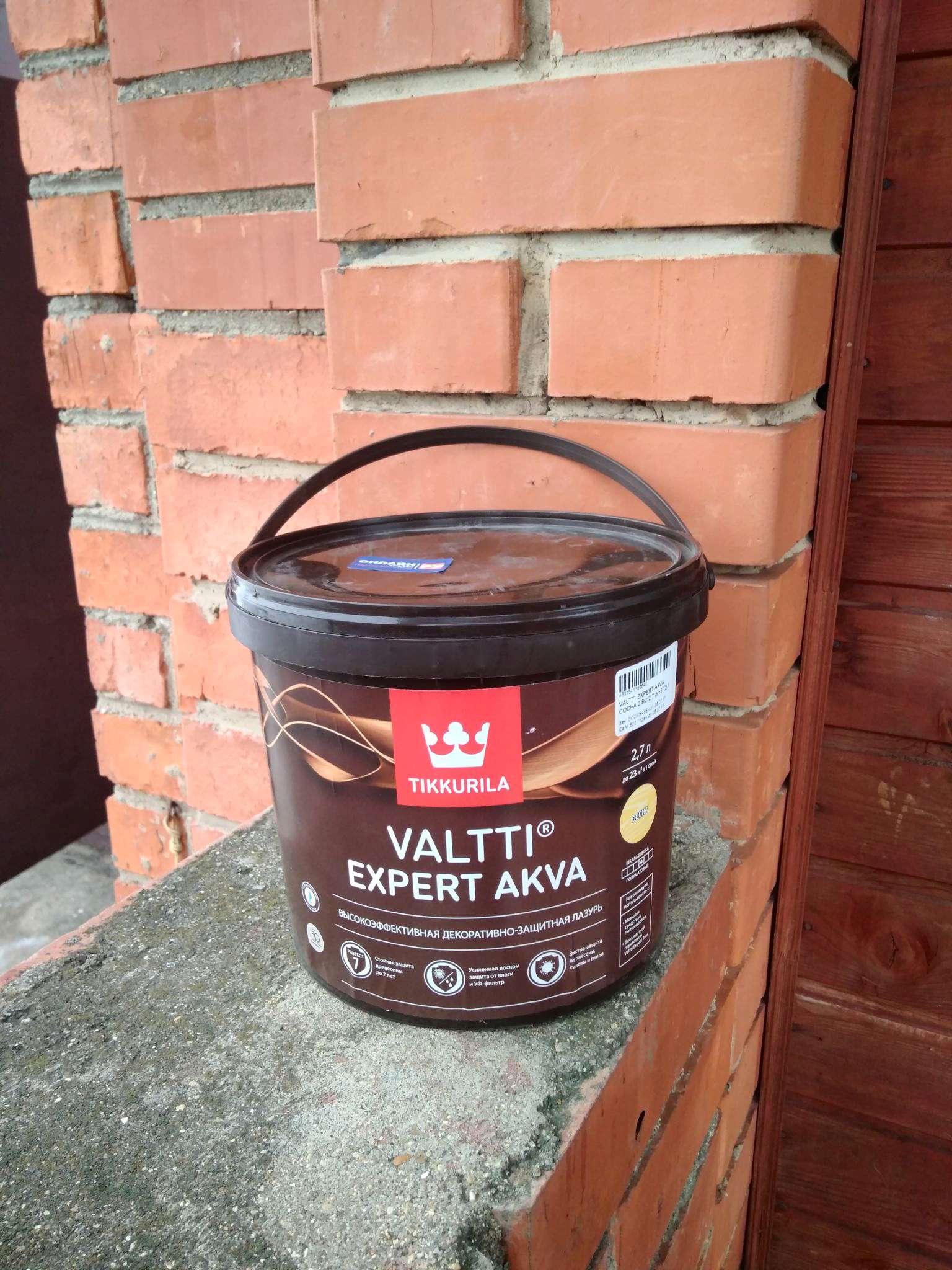 Лазурь Tikkurila Valtti Expert akva