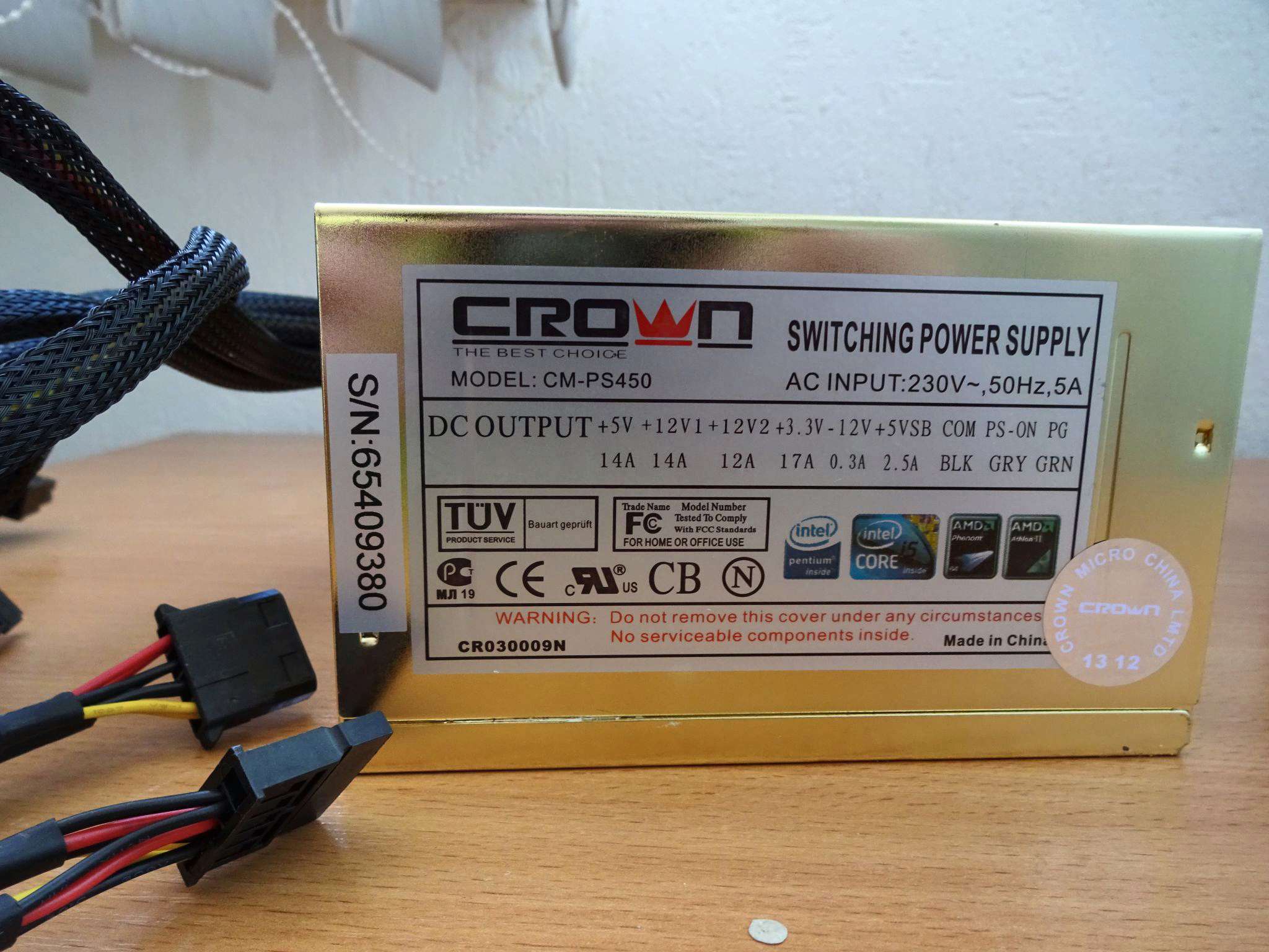 Схема crown cm ps500