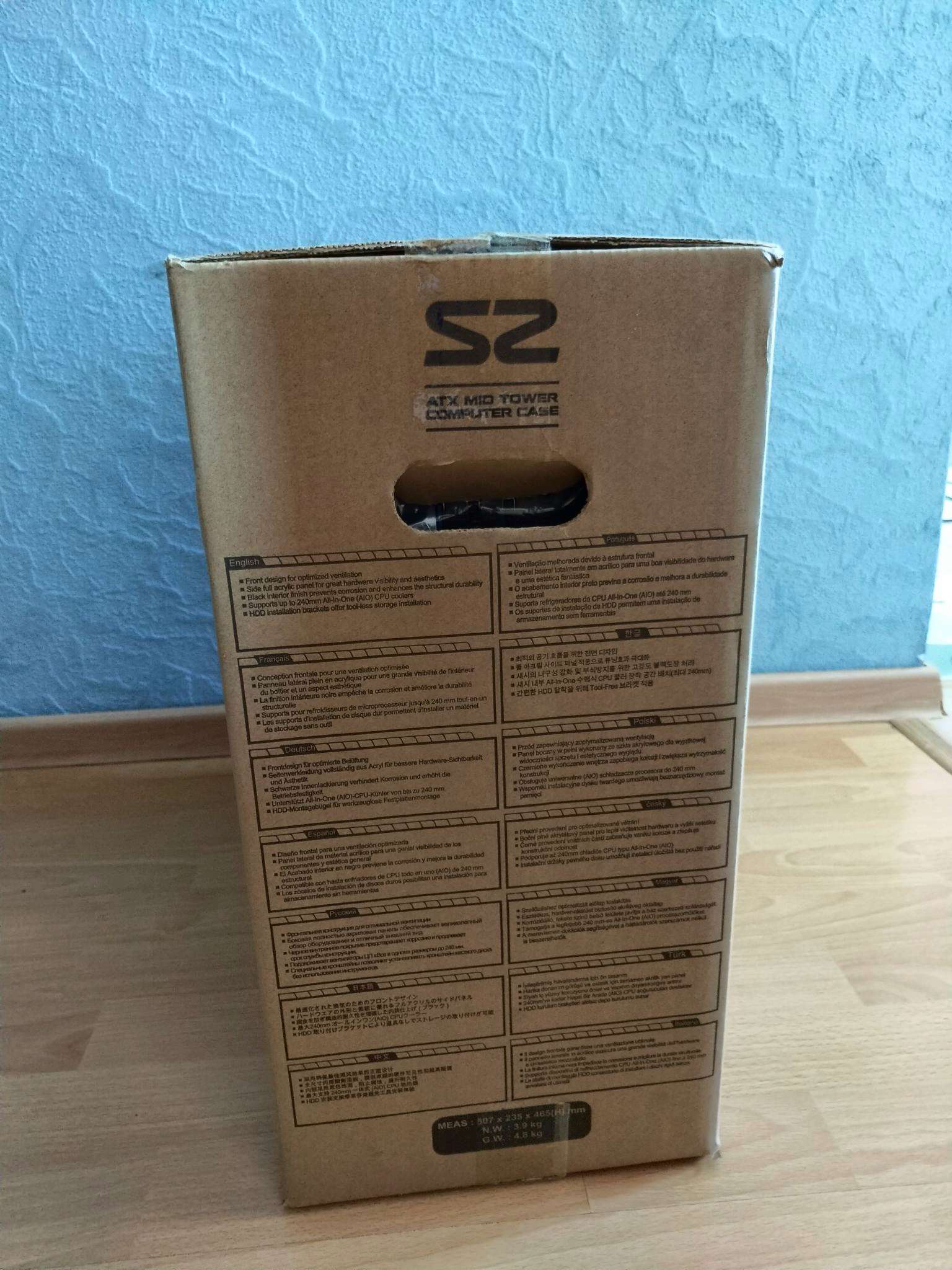 Корпус Zalman S2, черный S2_Zalman — купить по низкой цене в интернет ...