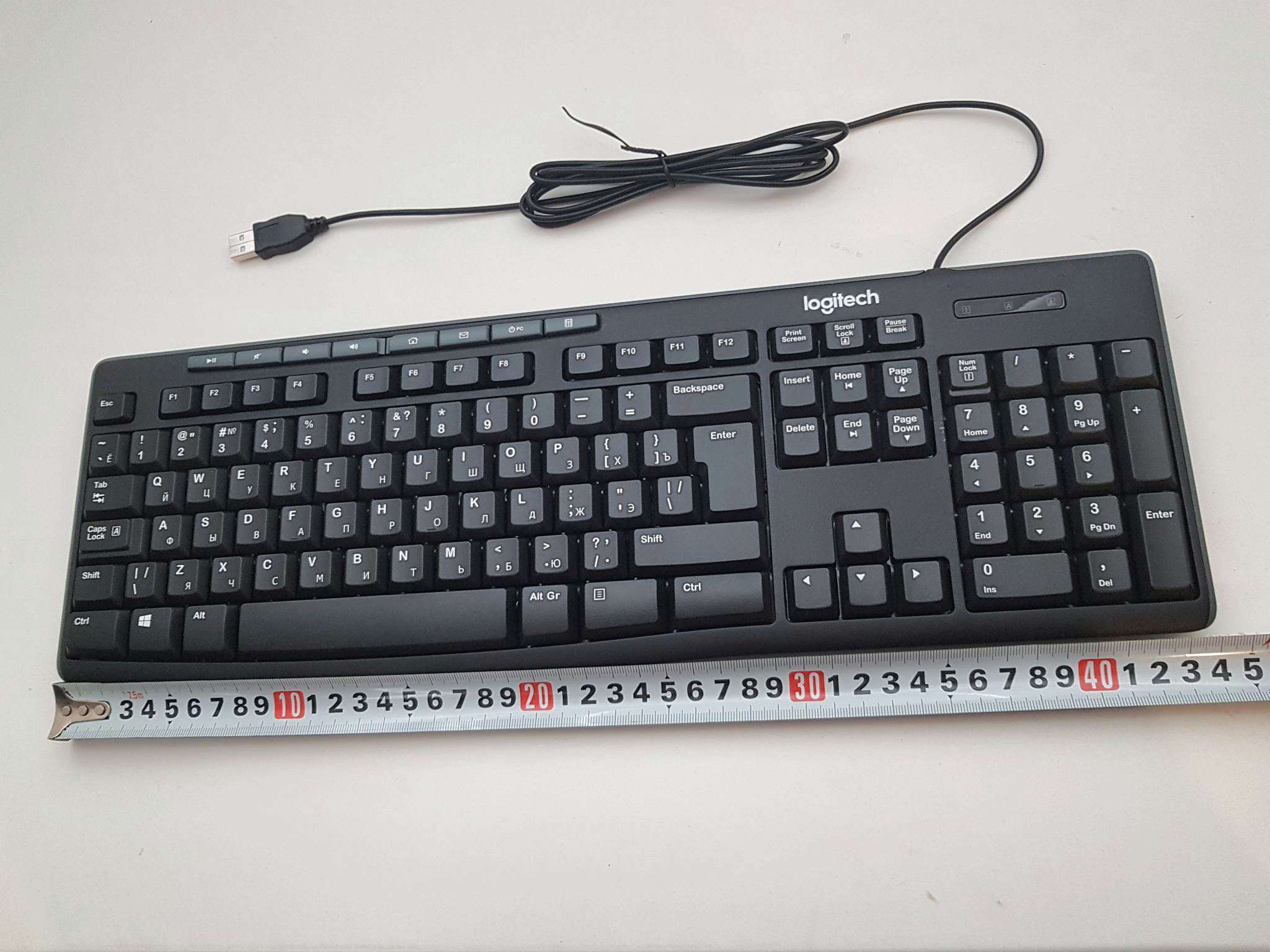 Клавиатура Logitech Keyboard K200 for Business USB Black (920-008814 ...