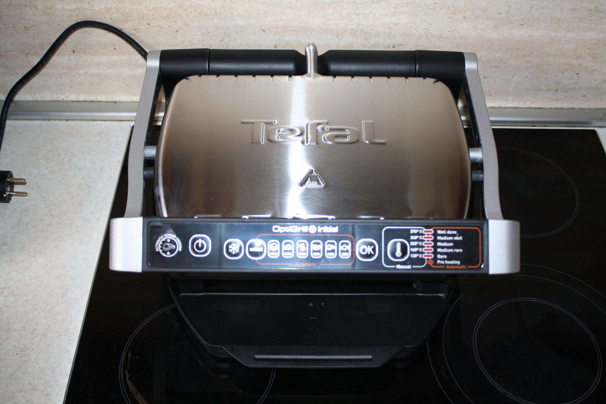 Умный электрогриль Tefal Optigrill Initial GC706D34 — купить по низкой цене  в интернет-магазине ОНЛАЙН ТРЕЙД.РУ