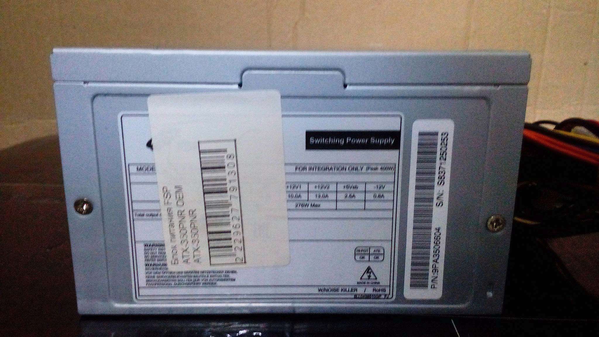 Блок питания FSP ATX-350PNR 350W ATX простой — купить в интернет ...