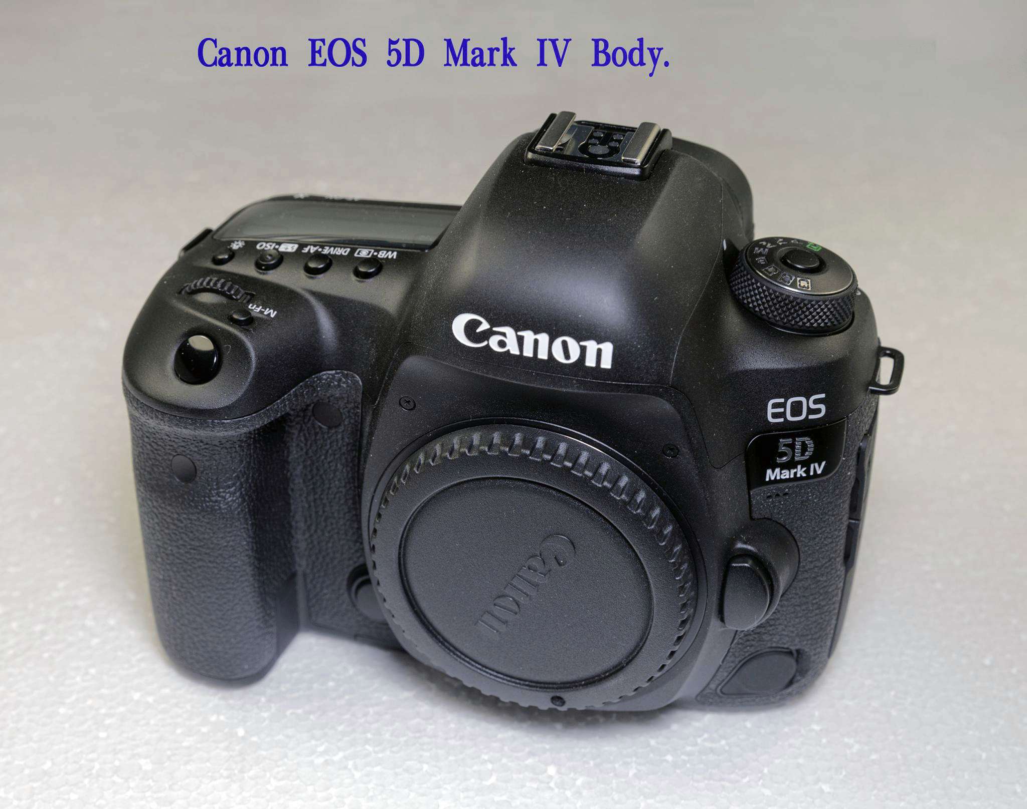 Цифровой зеркальный фотоаппарат Canon EOS 5D Mark IV Body.