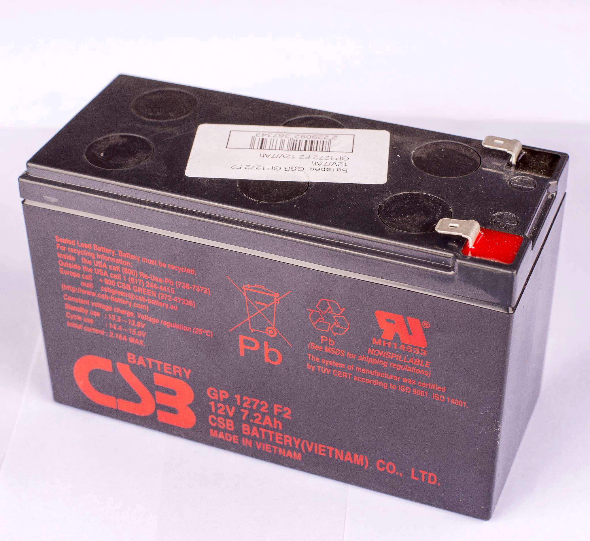 Gp1272 f2 12v. Аккумуляторная батарея для ИБП CSB GP 1272 f2 12v 7.2Ah. Аккумуляторная батарея CSB gp1272 f2. Батарея аккумуляторная CSB GP 1272 f2 12в 7.2а/ч. Батарея аккумуляторная CSB gp1272 (12v/7.2Ah).
