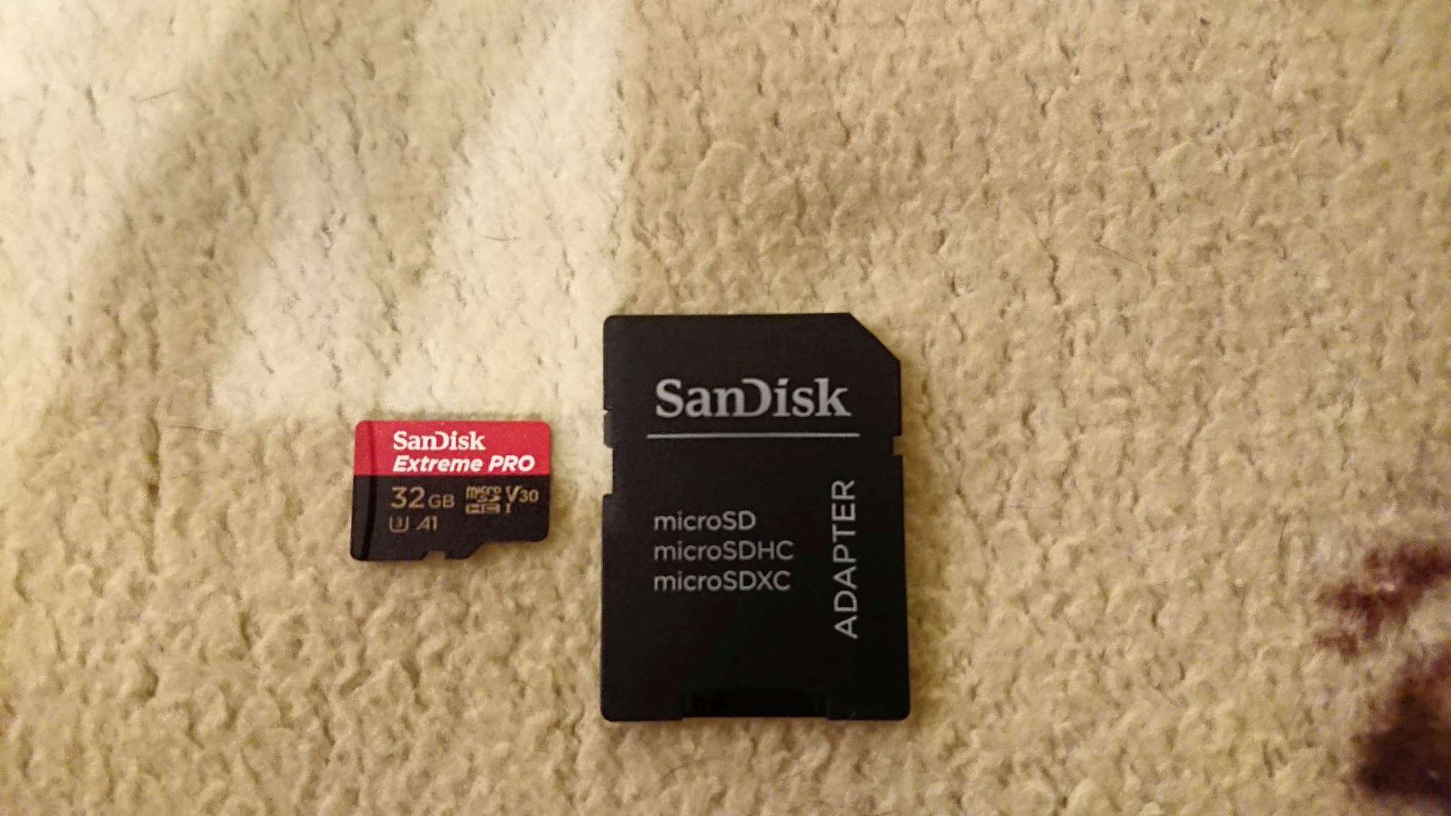 Карта памяти sandisk extreme pro microsdhc 32gb uhs i u3 v30 a1 adp