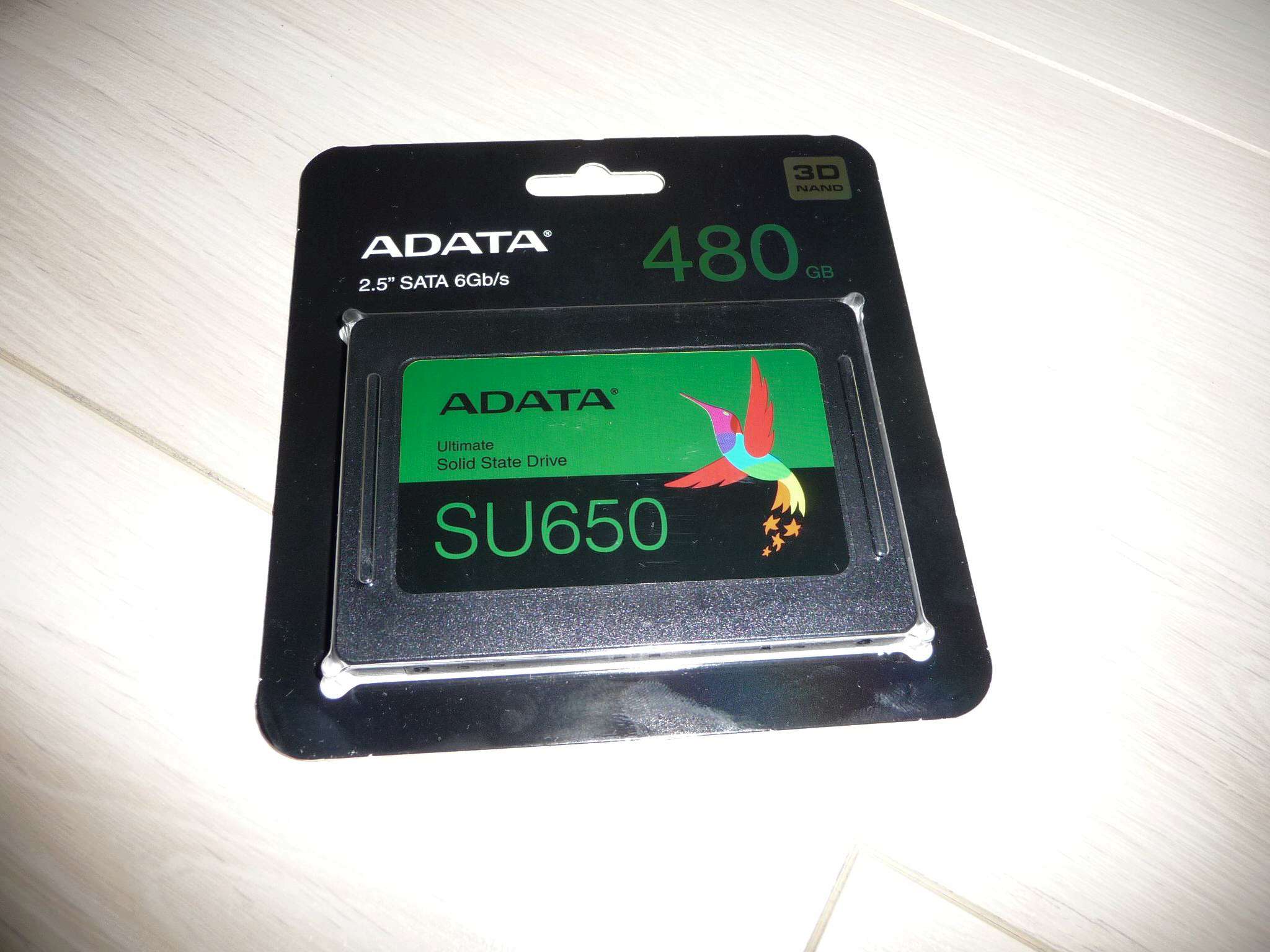 SSD диск ADATA 2.5 SU650 480 Гб SATA III TLC 3D NAND (ASU650SS-480GT-R ...