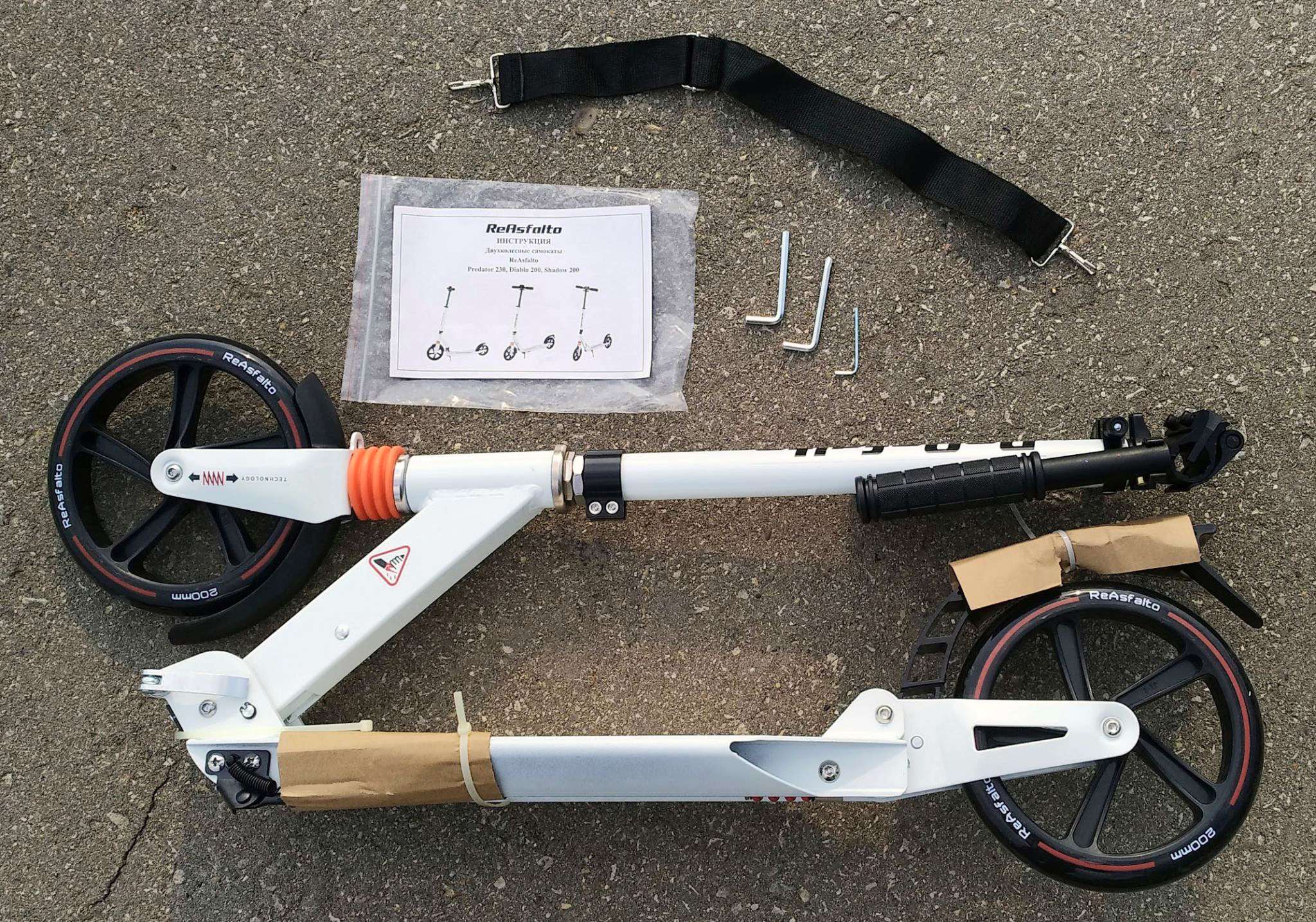 Самокат ReAsfalto Diablo 200 White — купить в интернет-магазине ОНЛАЙН ...
