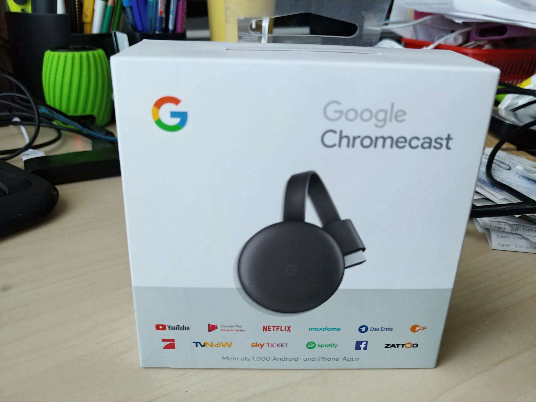 ТВ-приставка Google Chromecast 2018 черный — купить в интернет-магазине  ОНЛАЙН ТРЕЙД.РУ