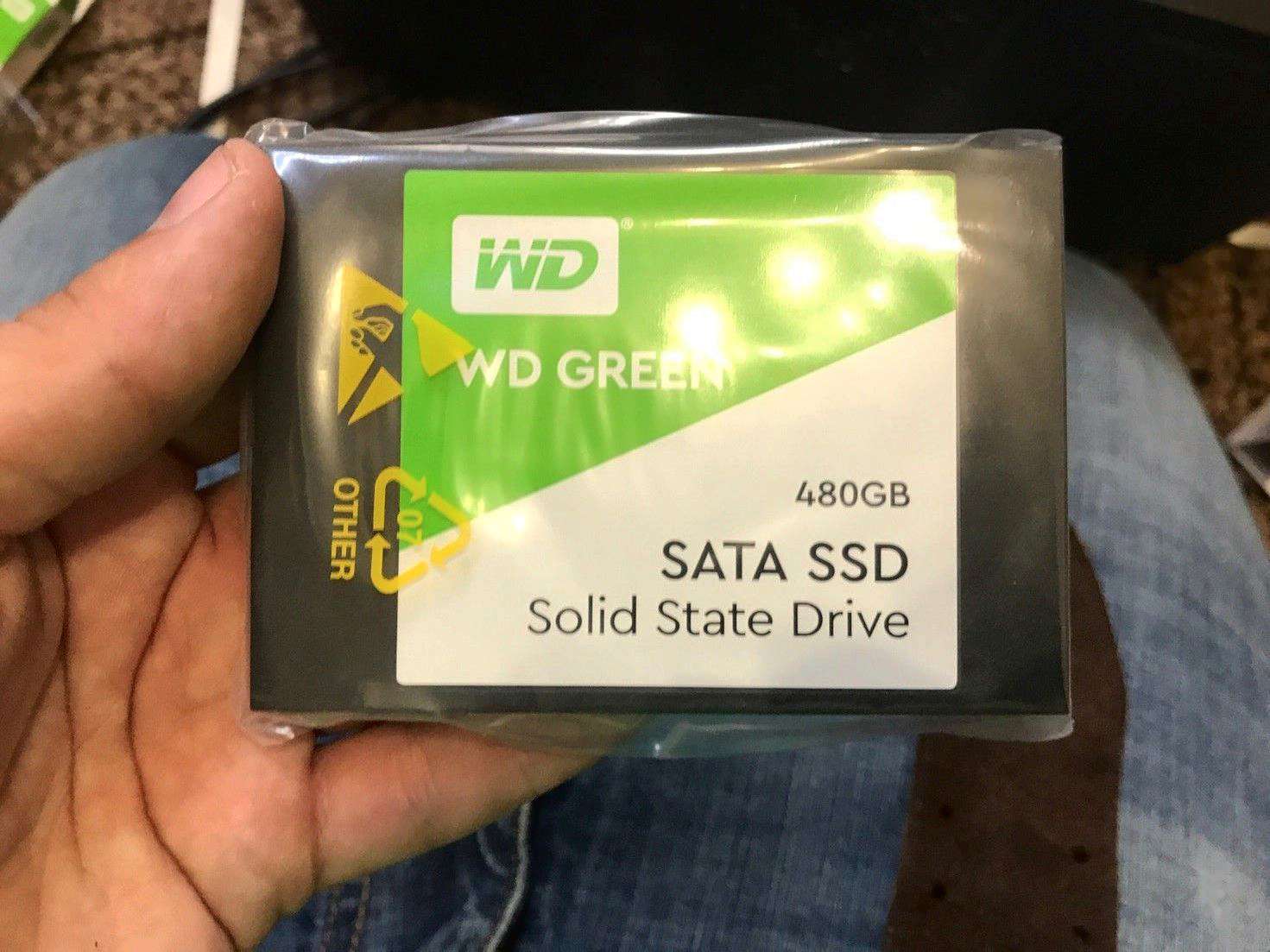 SSD диск WESTERN DIGITAL WD 2.5 Green 480Gb SATA III 3D TLC WDS480G2G0A ...