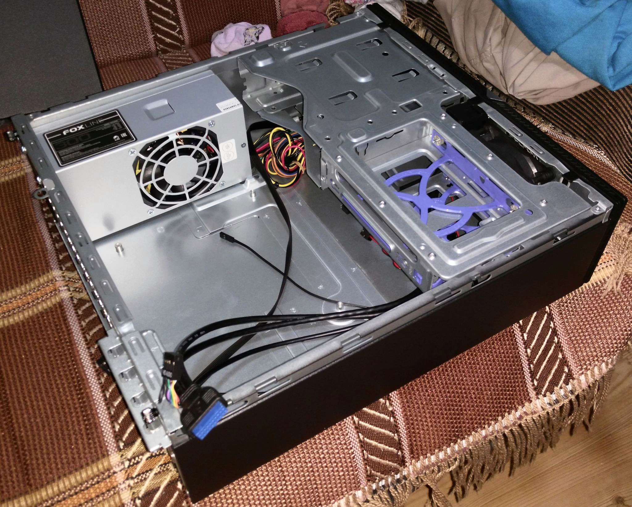 Корпус Foxline mATX FL-203-TFX300S 300W — купить по низкой цене в ...