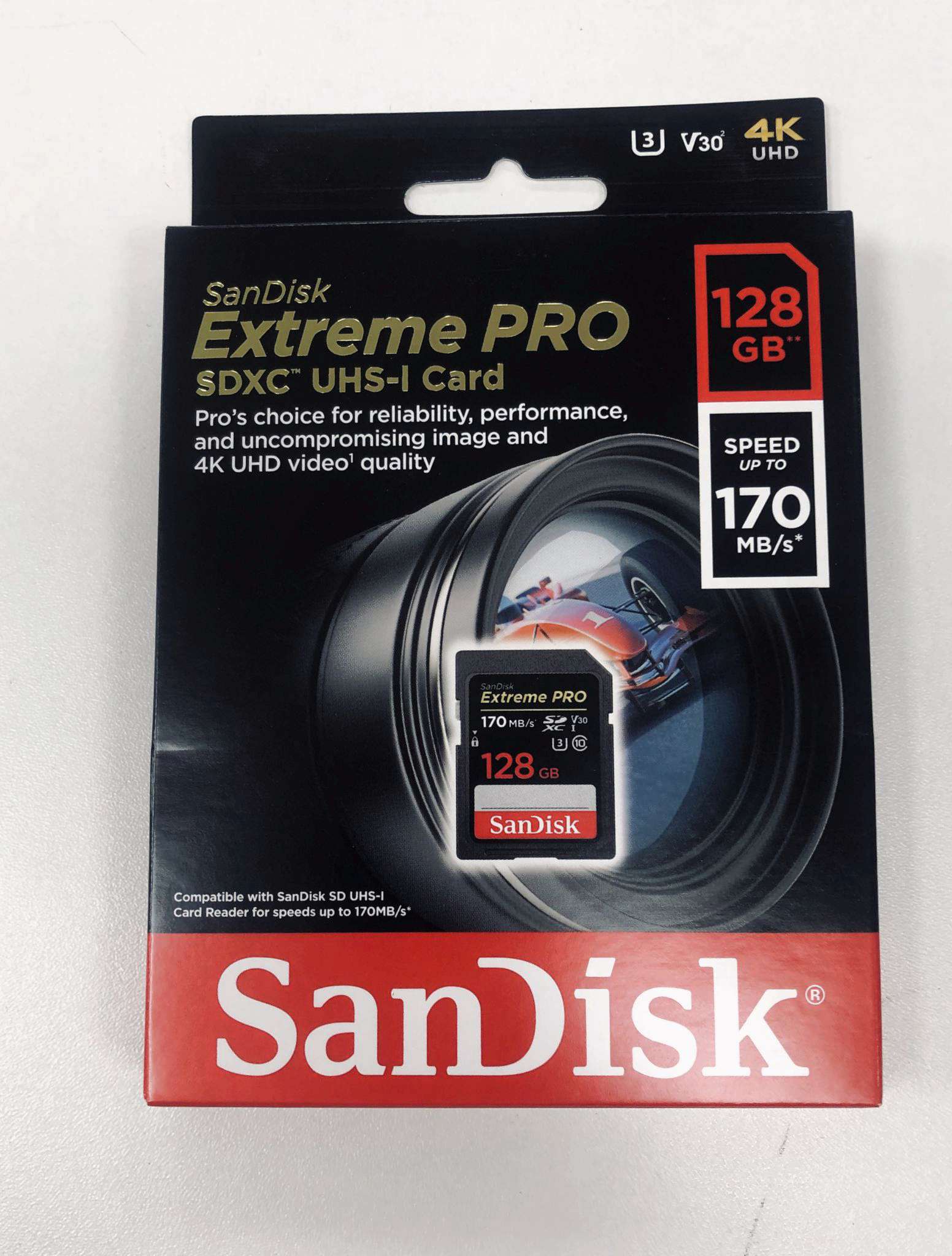 Карта памяти microsdxc uhs i u3 sandisk extreme pro 128 гб