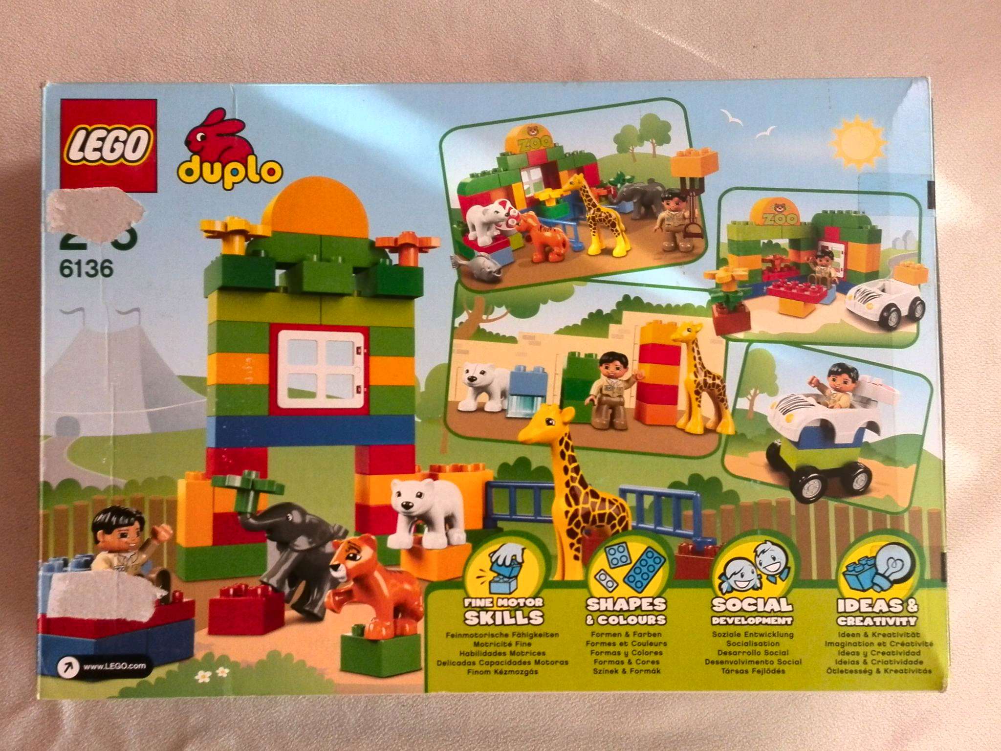 Конструктор LEGO® DUPLO® Town 6136 Мой первый зоопарк 6136 LEGO — купить в  интернет-магазине ОНЛАЙН ТРЕЙД.РУ