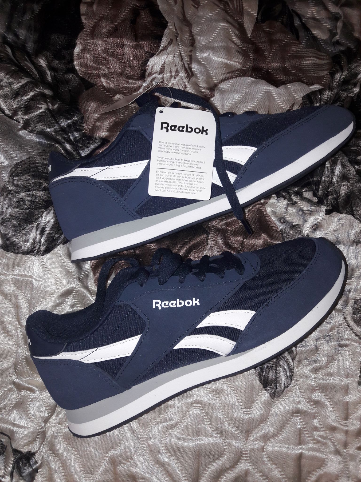 Кроссовки REEBOK V70711 ROYAL CL JOG COLL мужские, цвет темно-синий, размер  42 — купить в интернет-магазине ОНЛАЙН ТРЕЙД.РУ