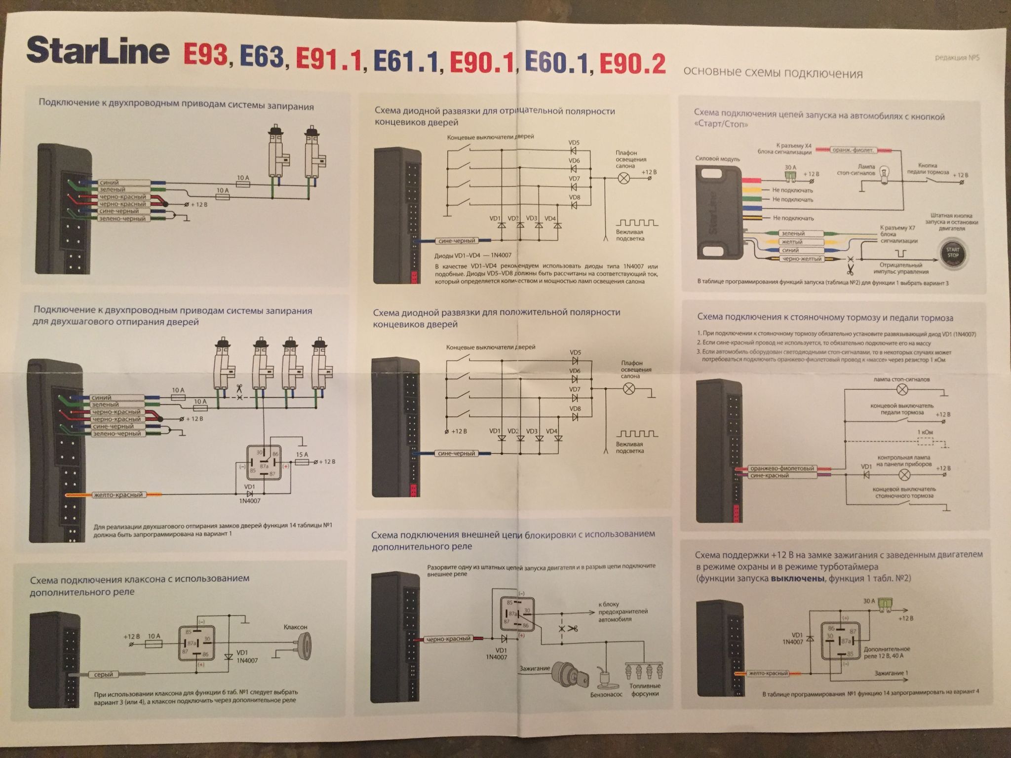 Starline e93 2can 2lin инструкция