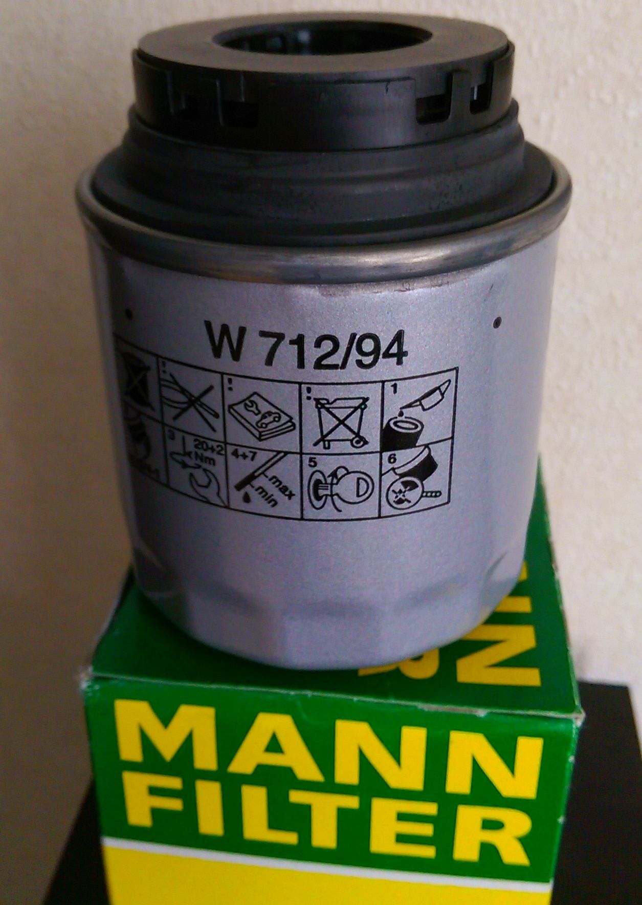 Фильтр масляный MANN-FILTER W 712/94 W712/94 — купить по низкой цене в ...