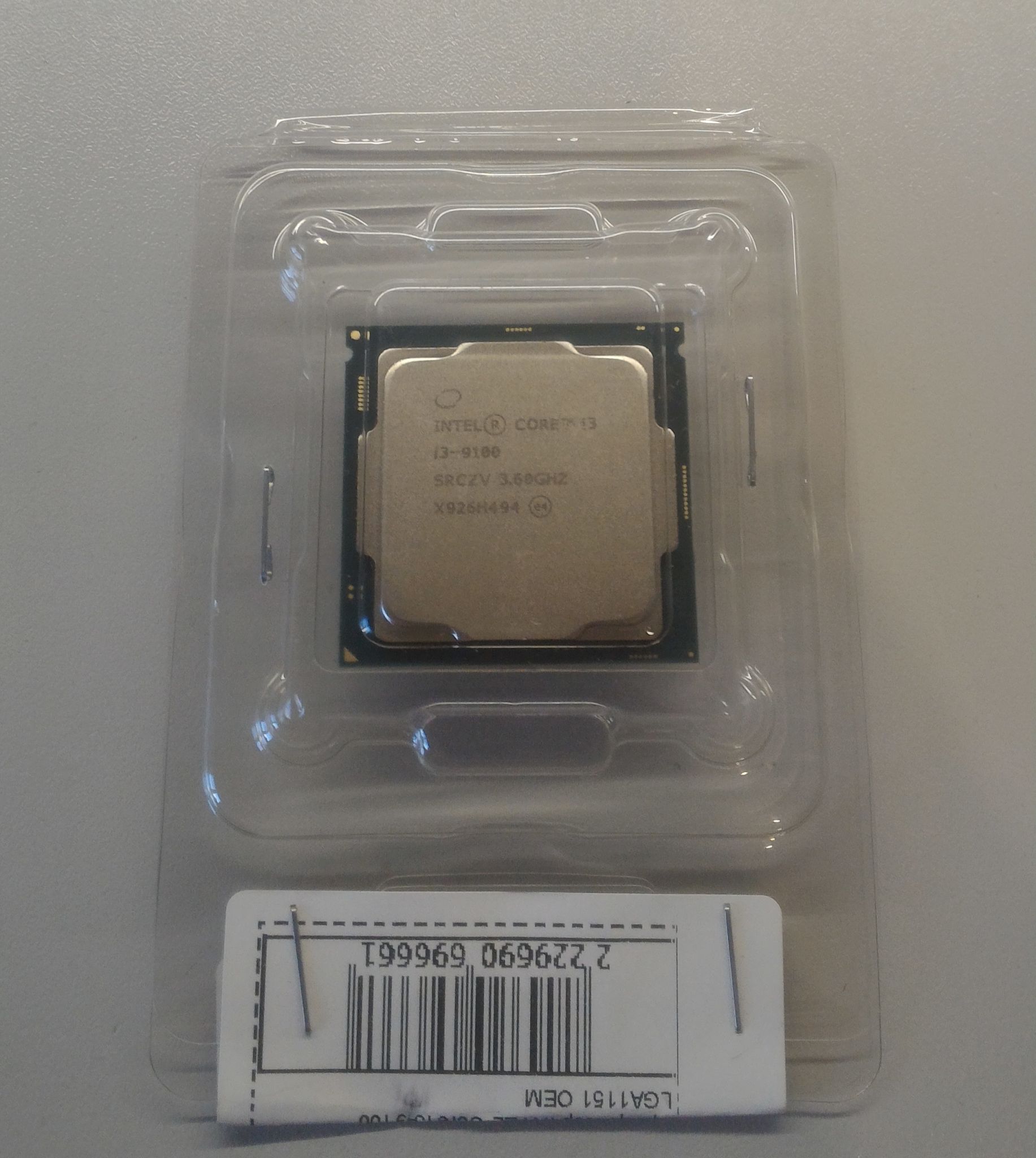 Процессор INTEL Core i3-9100 LGA1151-v2 OEM CM8068403377319 — купить по ...