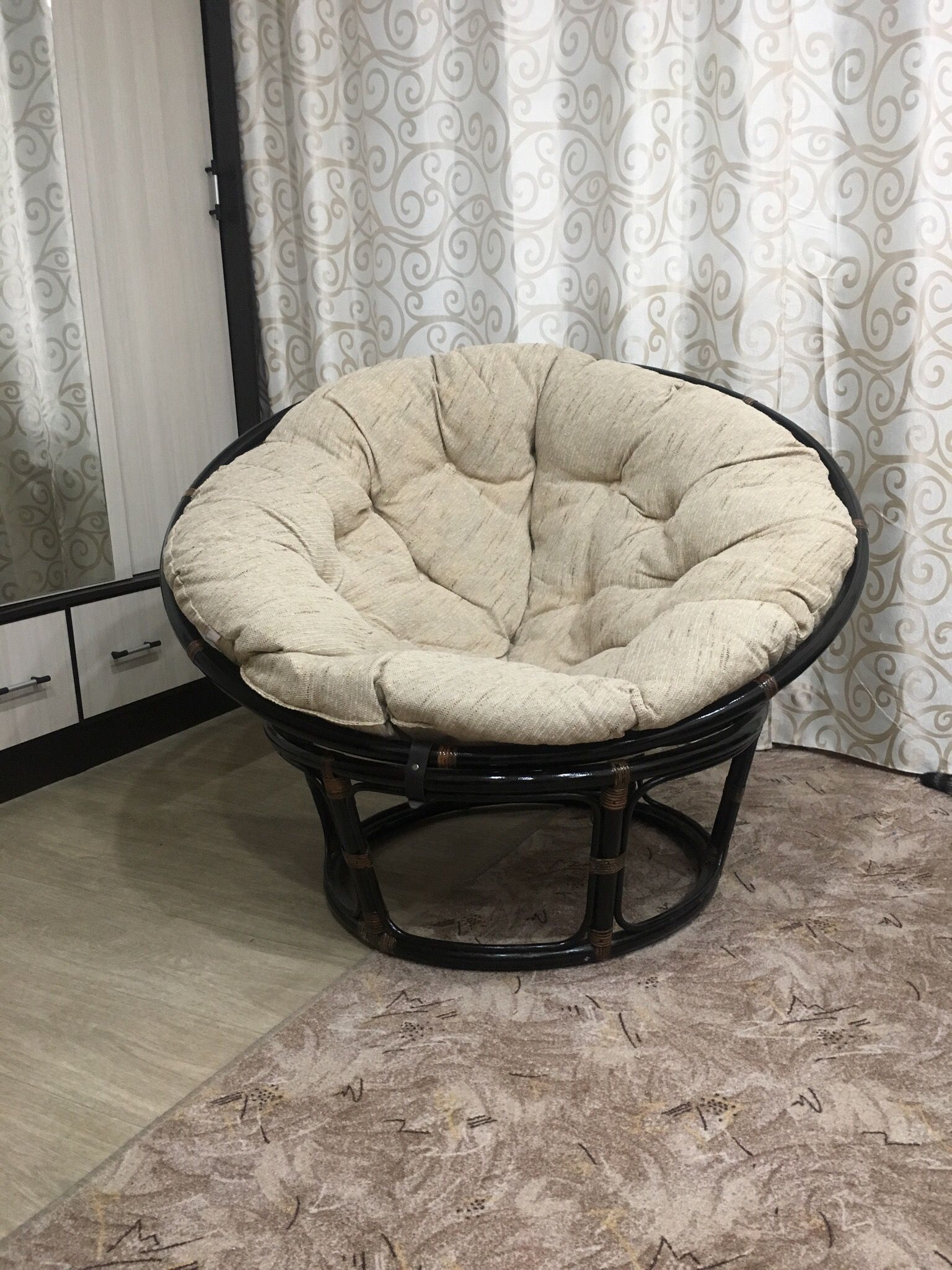 Кресло Papasan Eco Cleo с подушкой